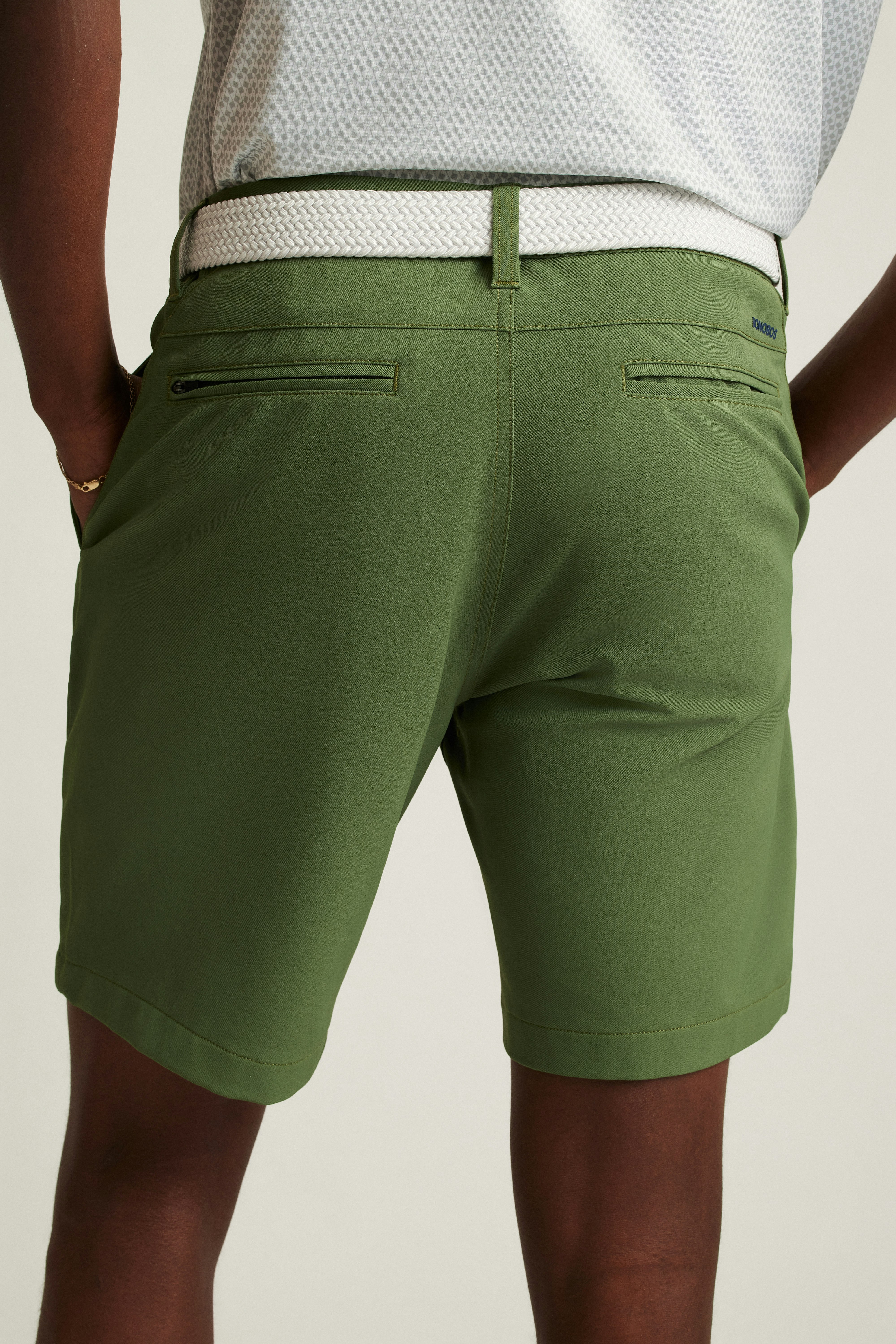 Highland Tour Golf Shorts crocodile green
