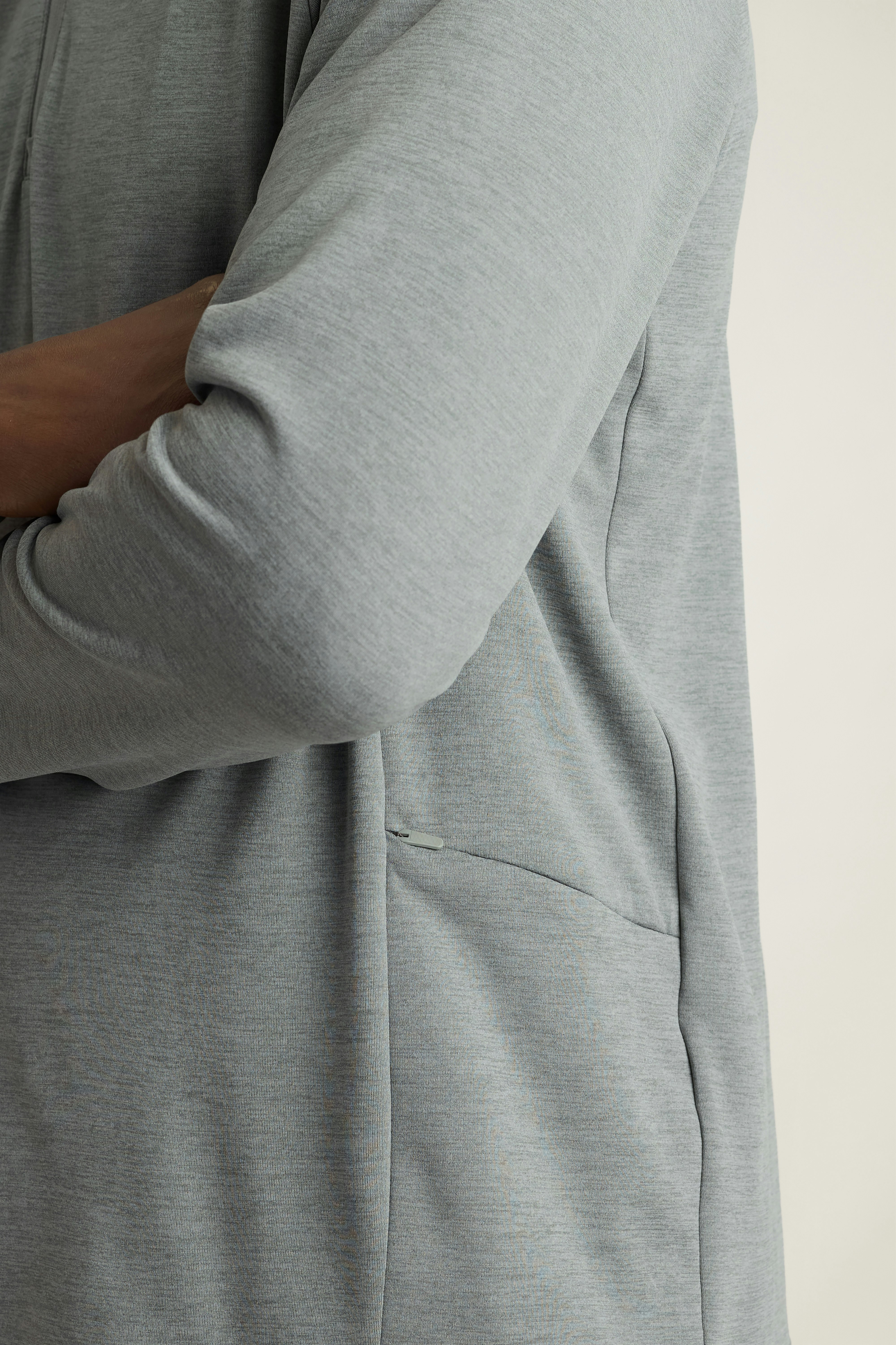 Fairgame Quarter Zip grey heather