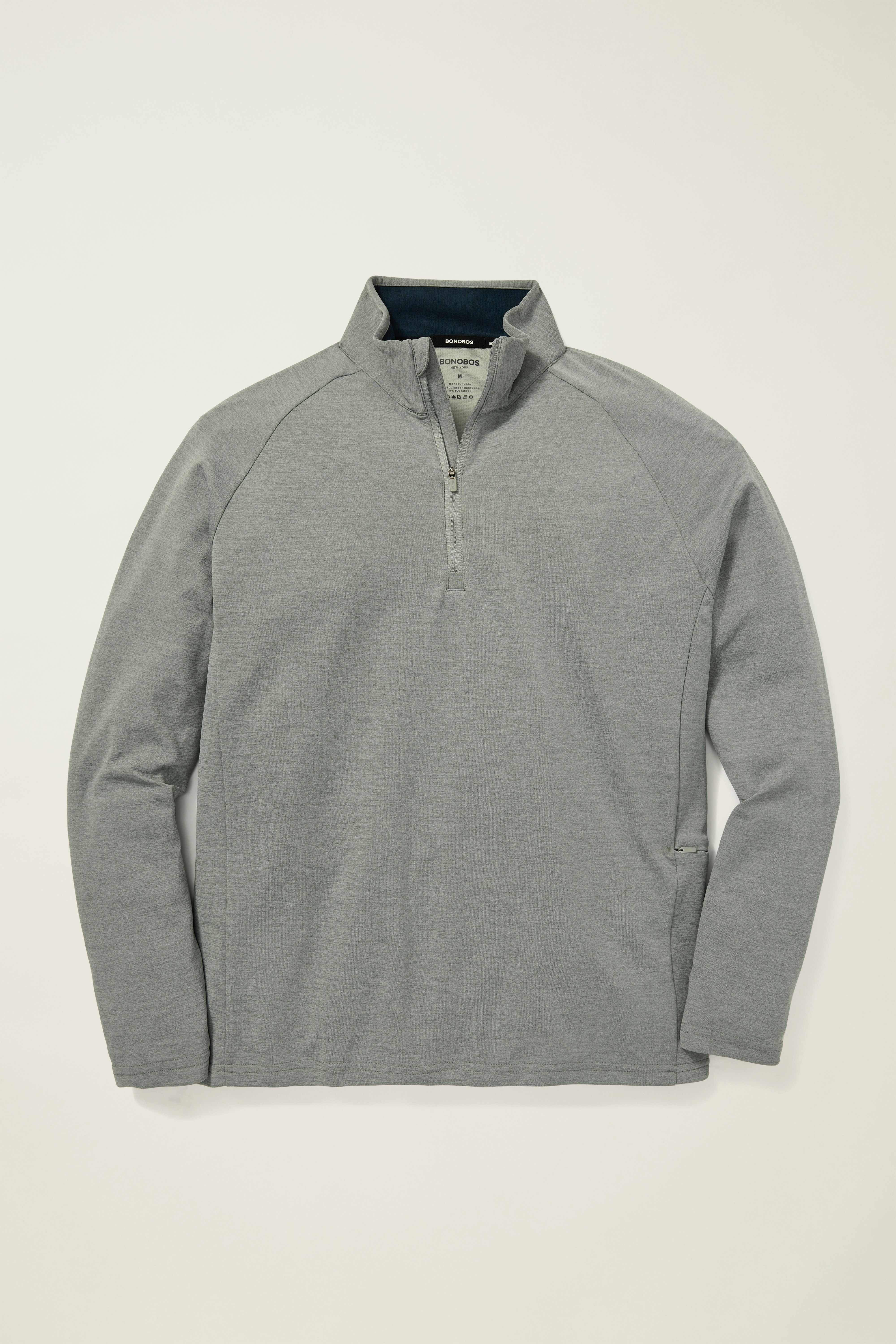 Fairgame Quarter Zip grey heather