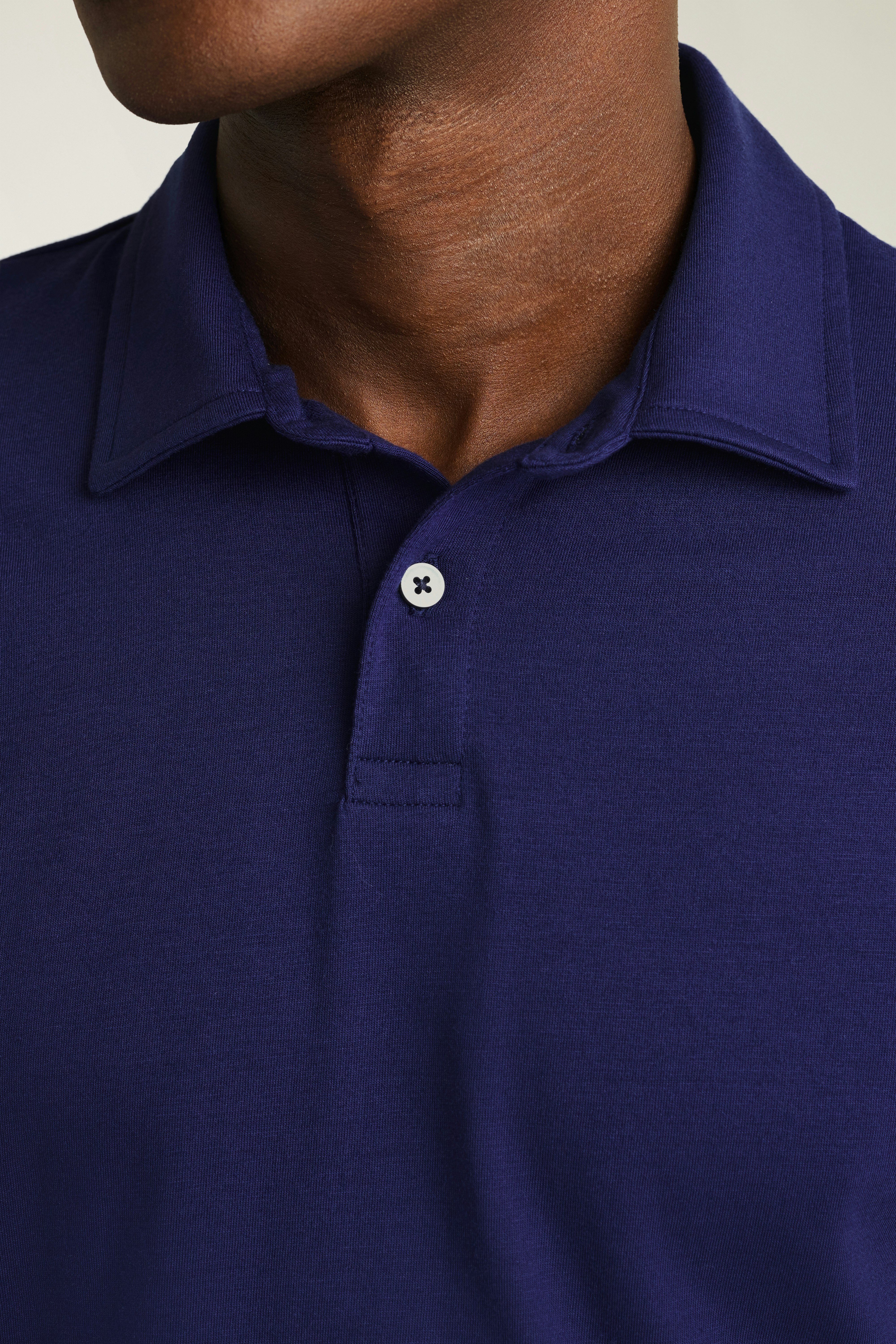 Pima Performance Polo bright navy blue