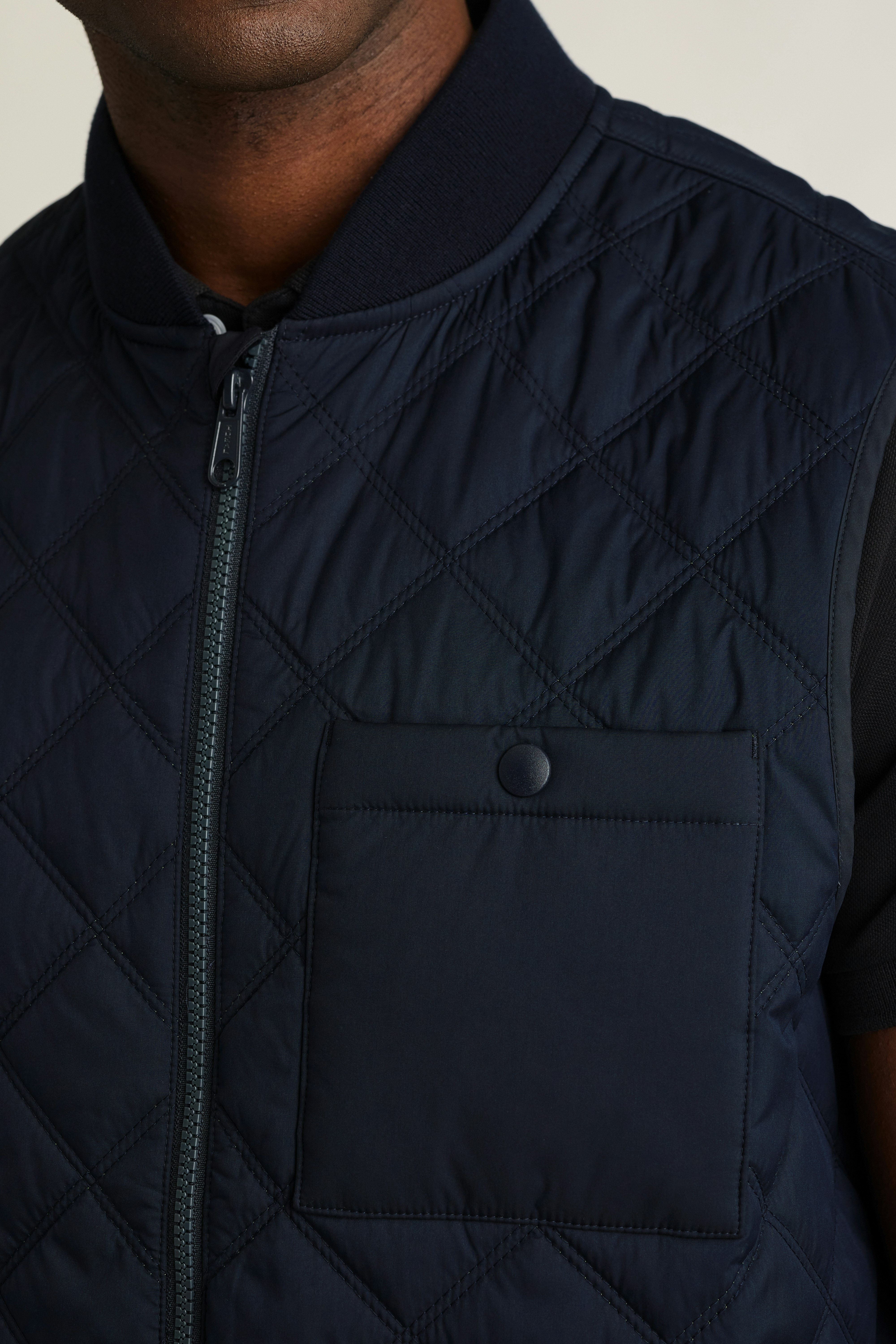 Sportsman Quilted Vest navy blue
