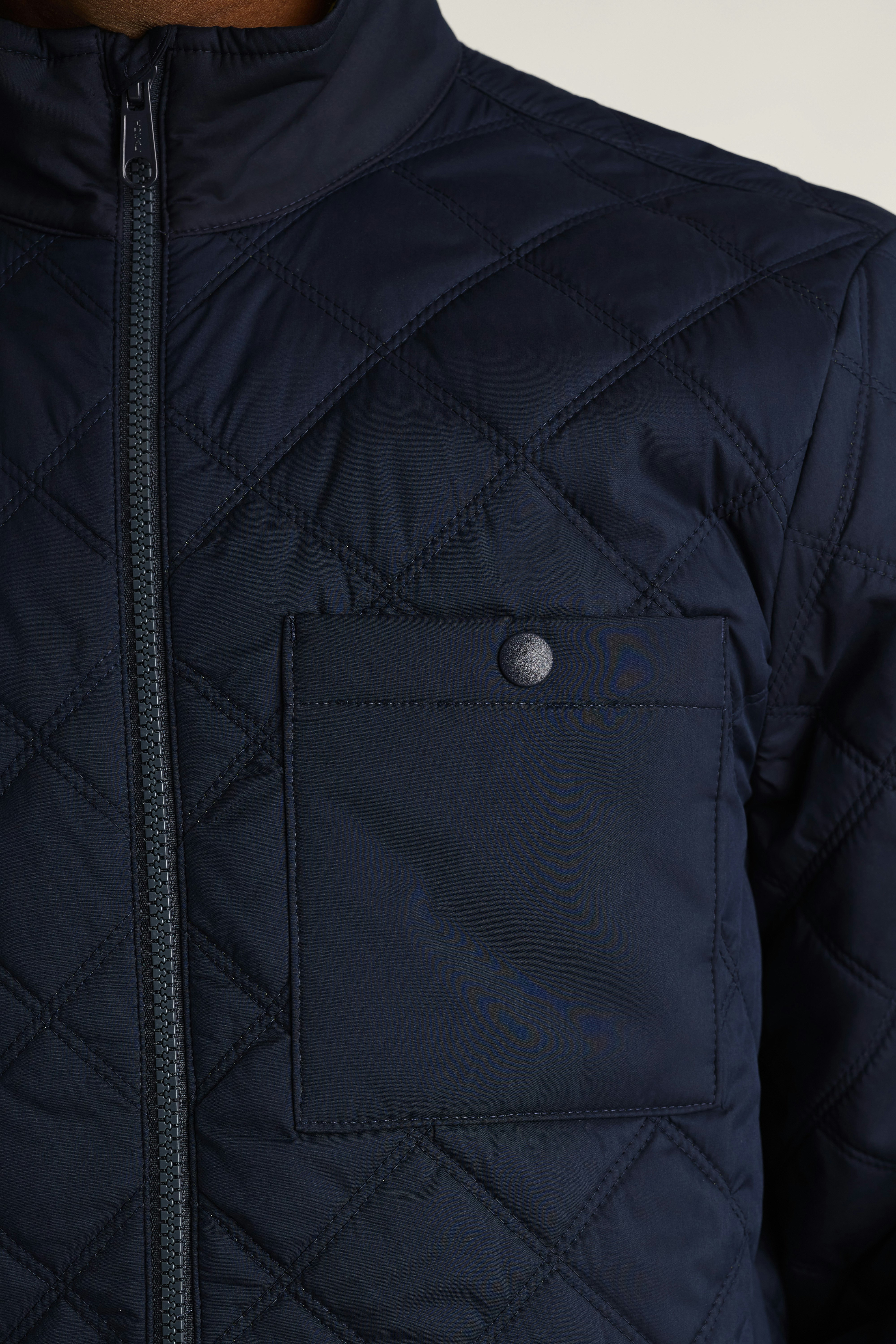 Sportsman Quilted Jacket navy blue