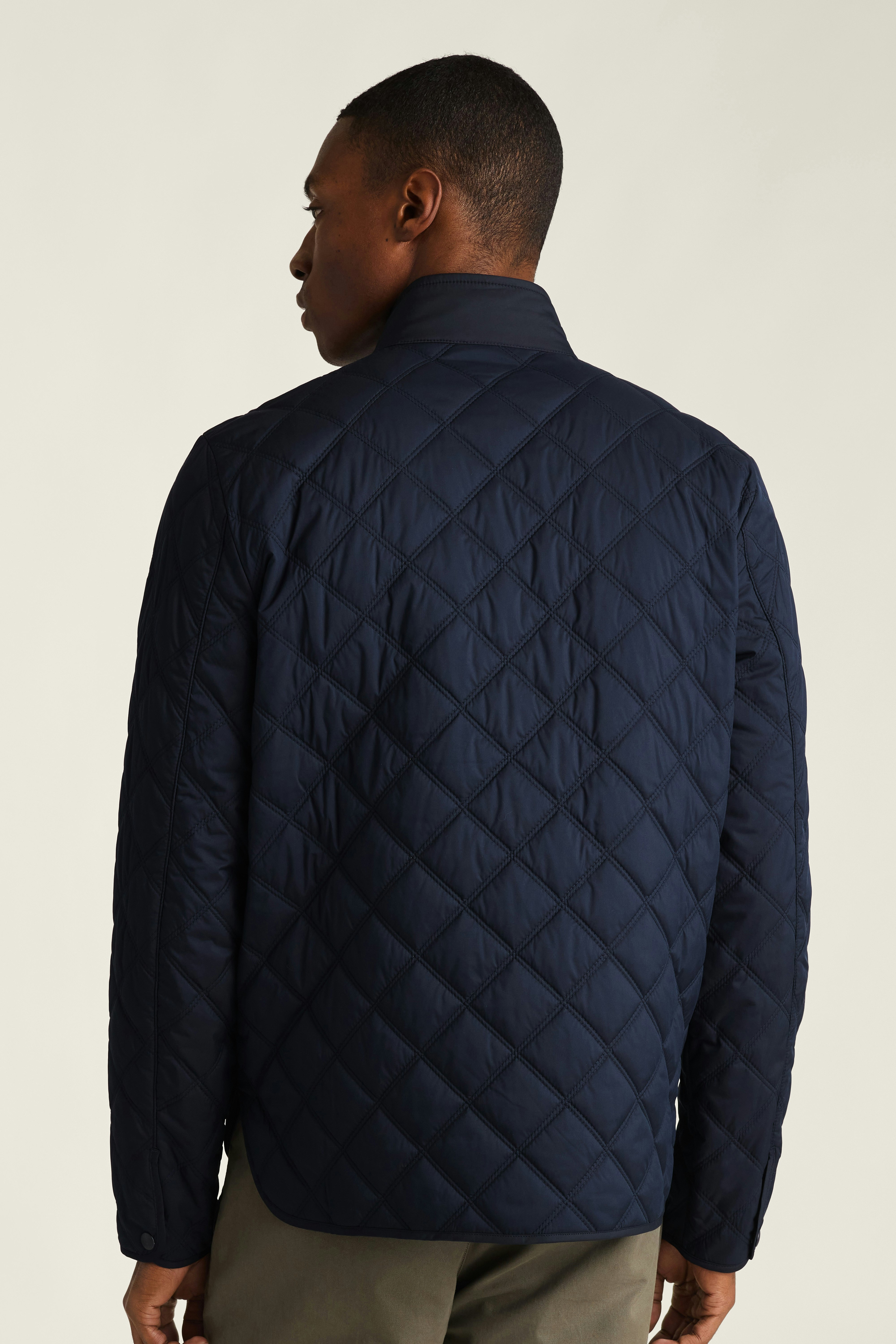 Sportsman Quilted Jacket navy blue
