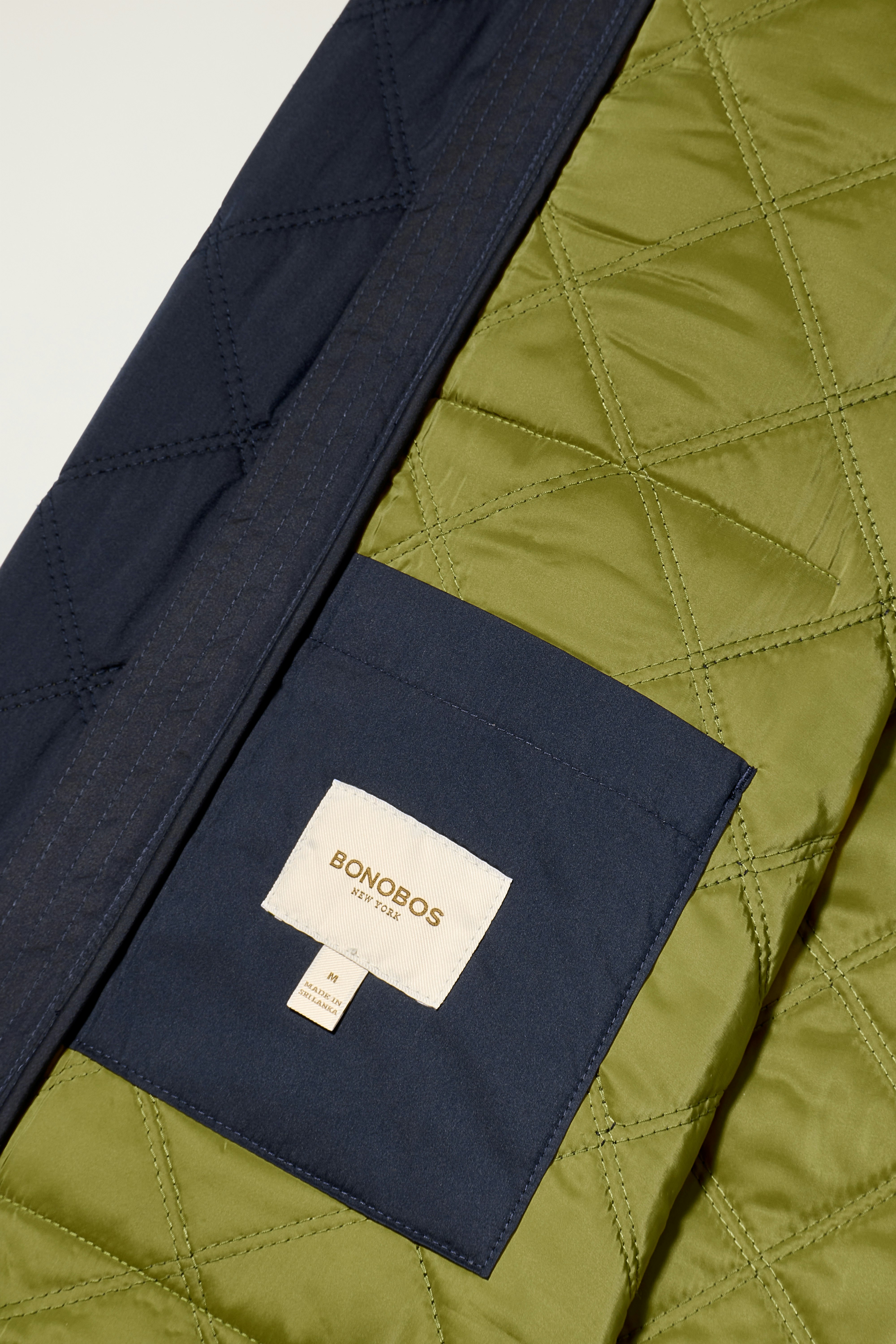 Sportsman Quilted Jacket navy blue