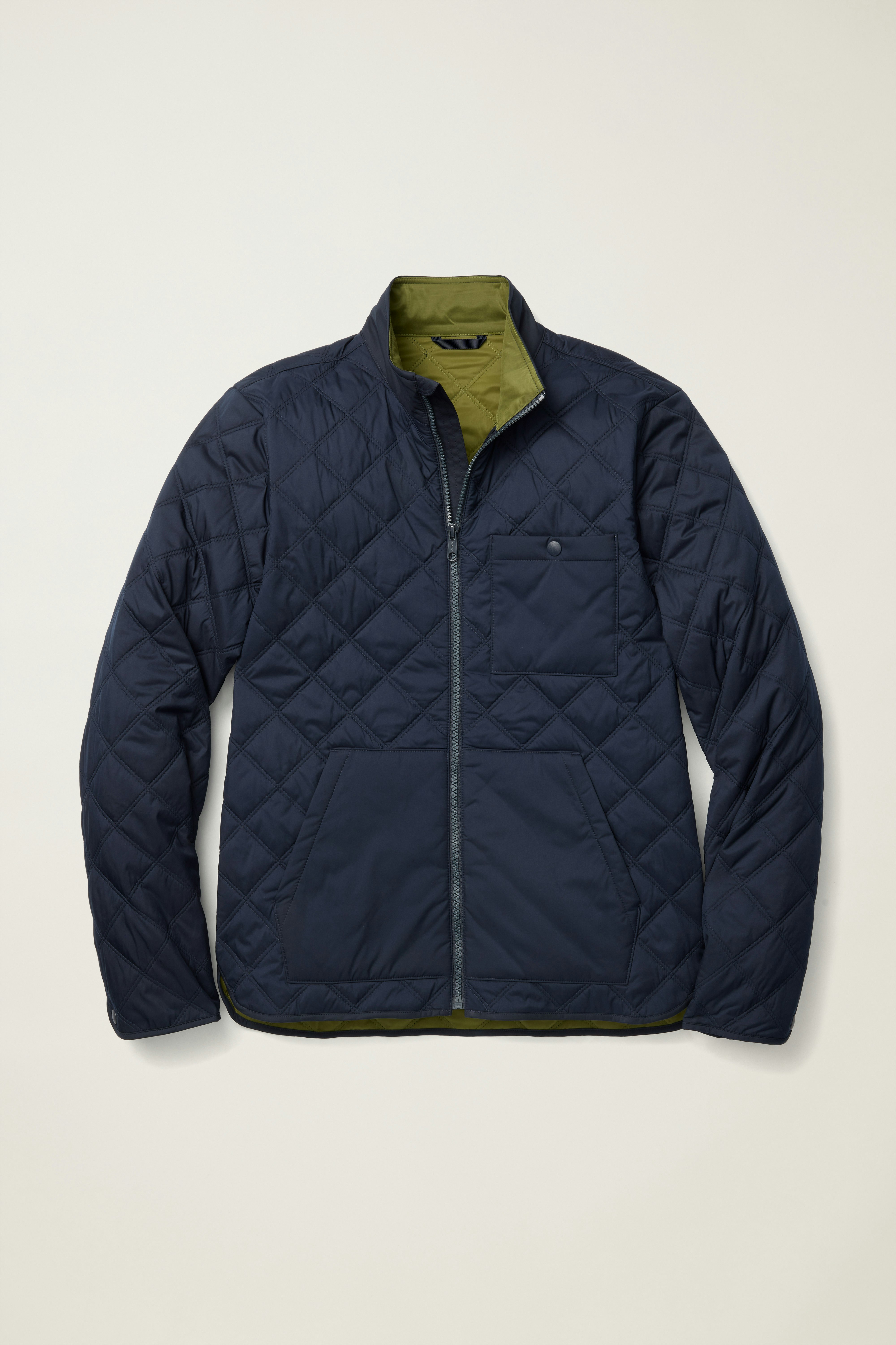Sportsman Quilted Jacket navy blue