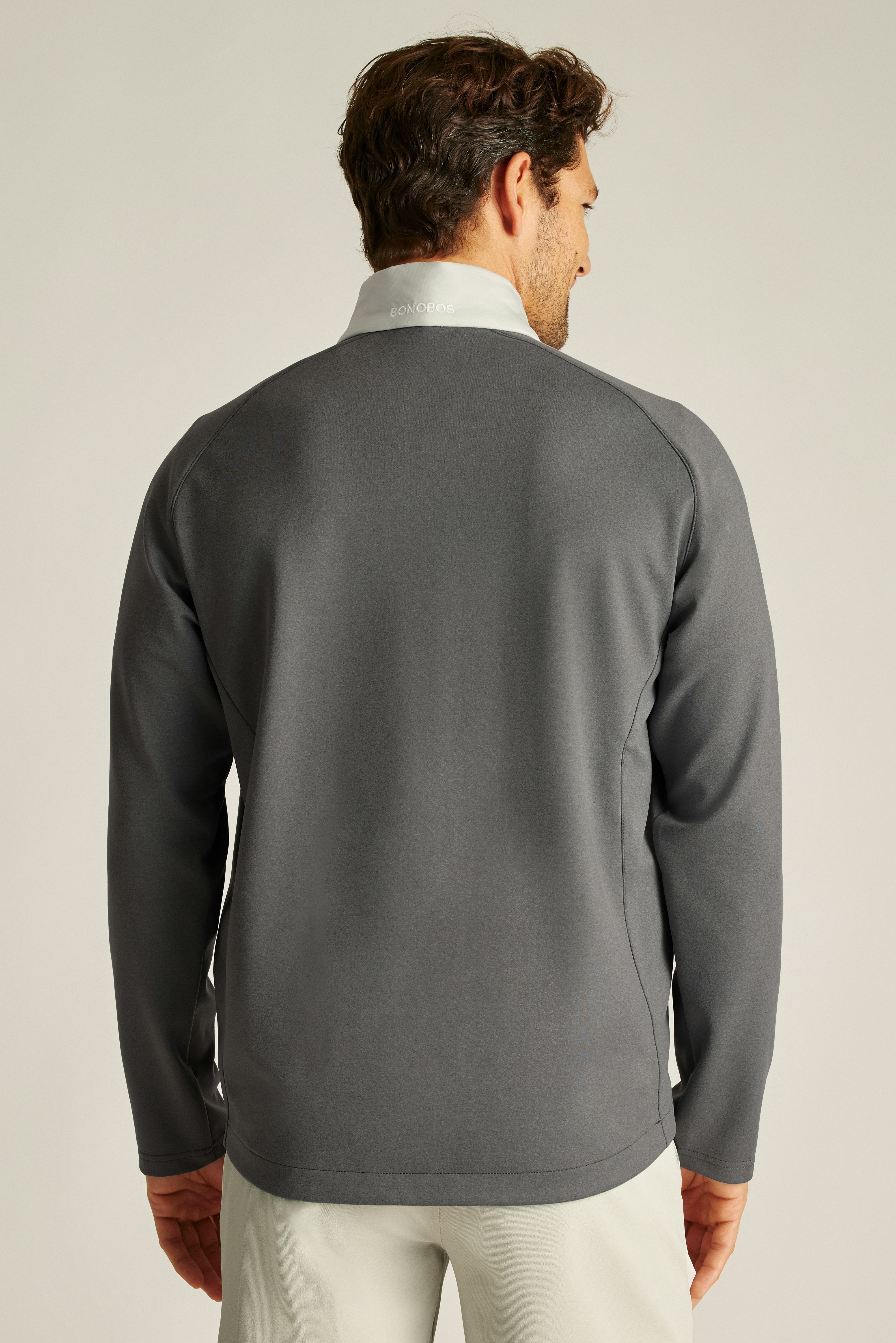 The Lightweight Hybrid Jacket lunar rock grey and lava smoke dark grey