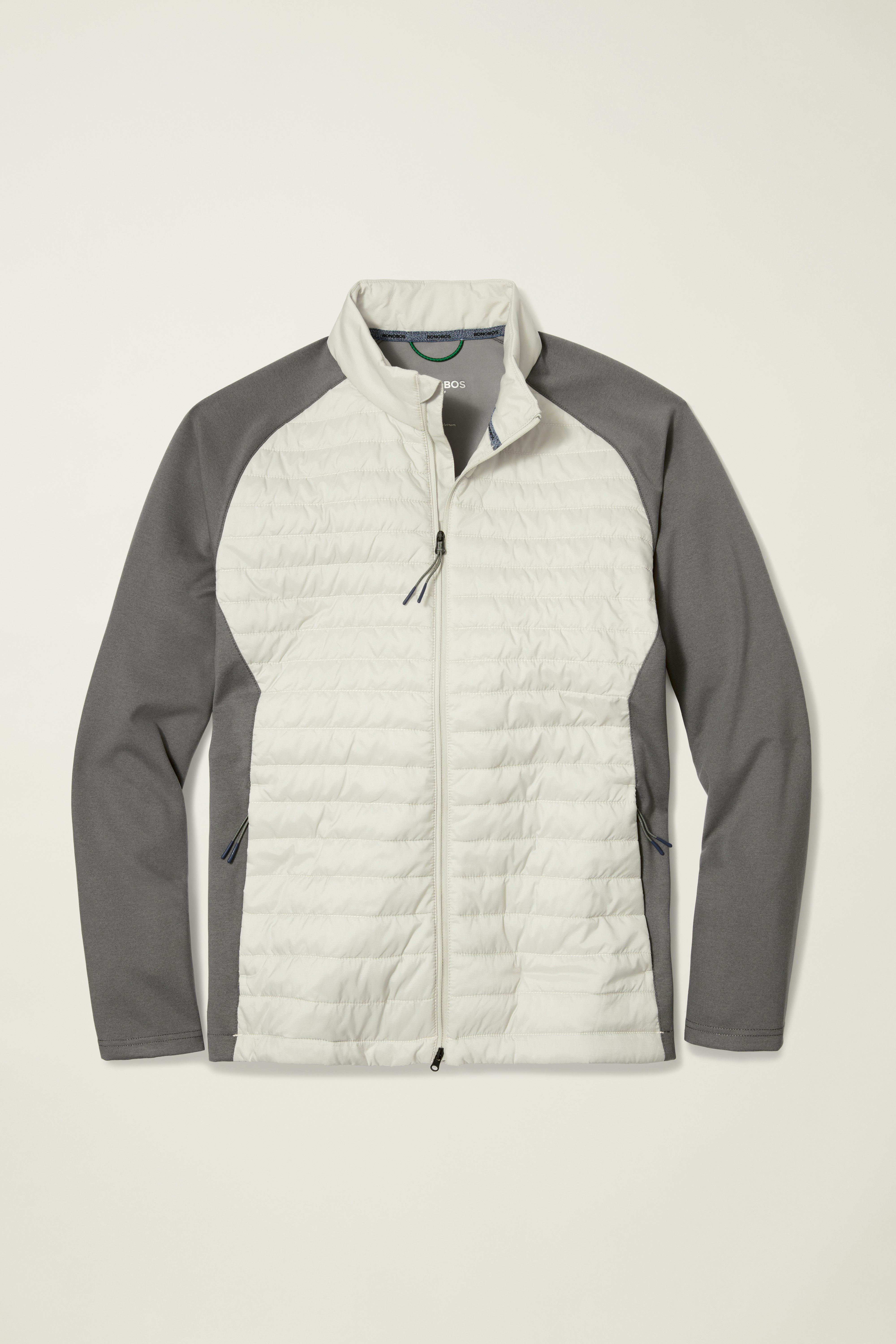 The Lightweight Hybrid Jacket lunar rock grey and lava smoke dark grey