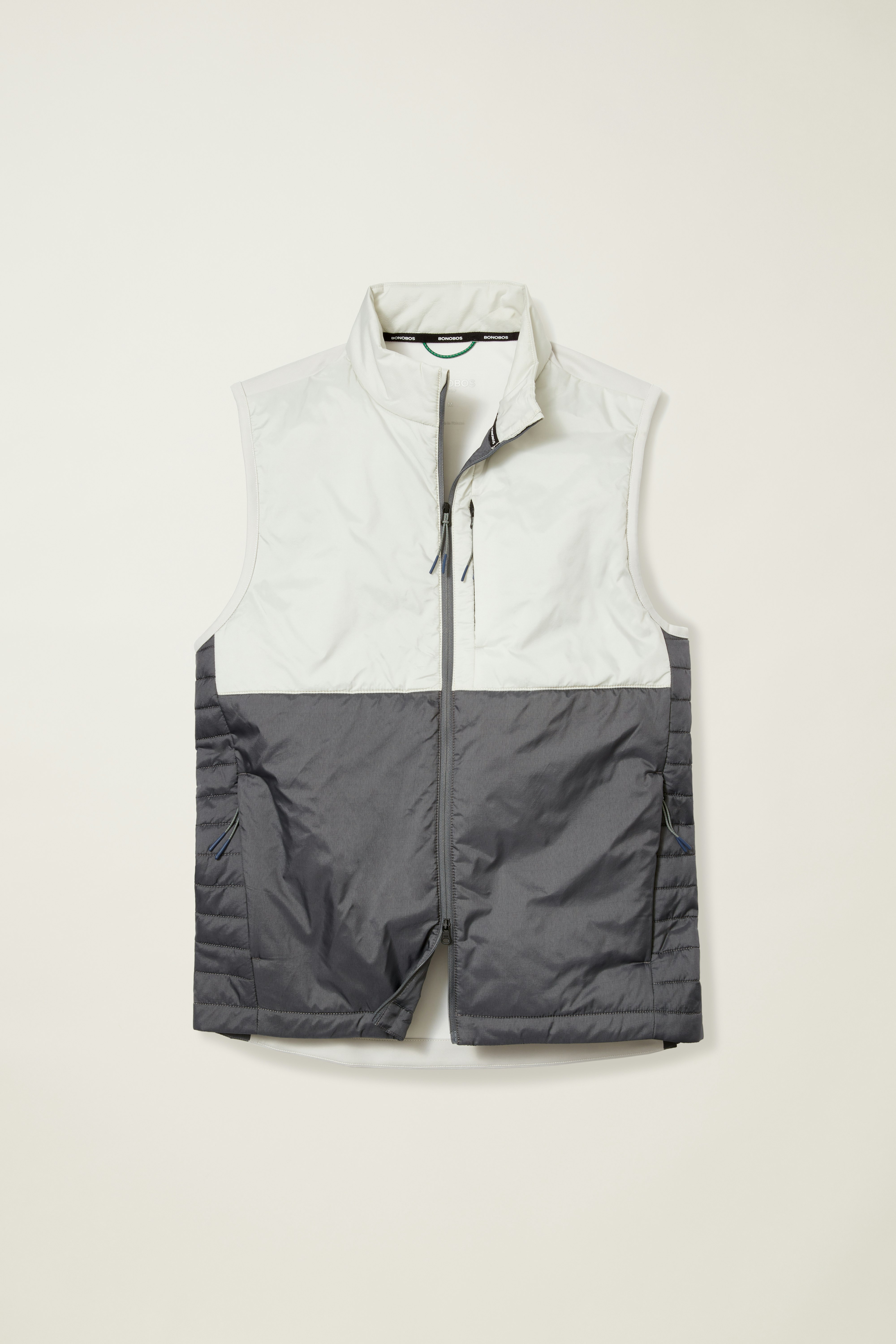 The Lightweight Hybrid Vest lava smoke dark grey and lunar rock grey