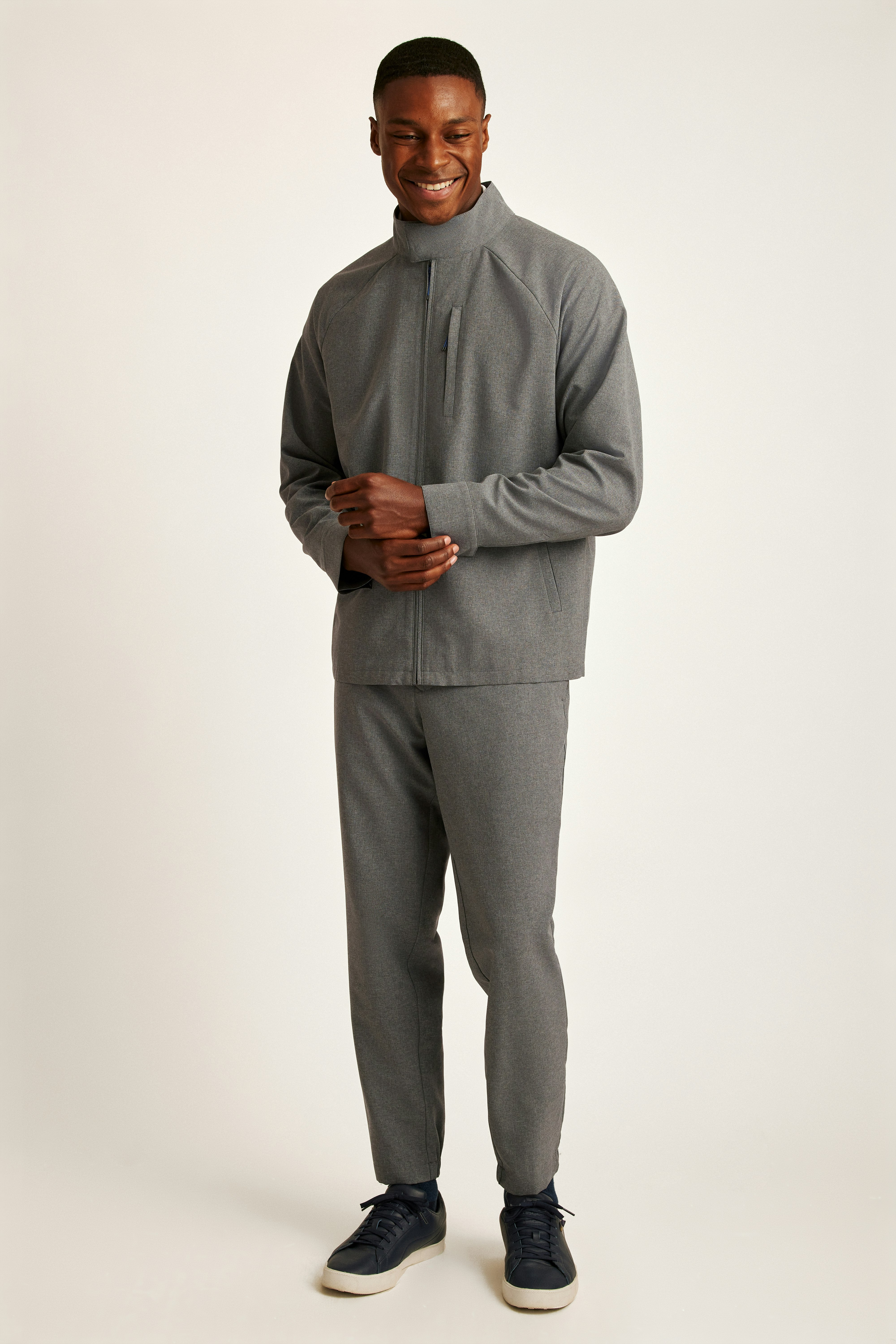Tour Harrington Golf Jacket charcoal heather