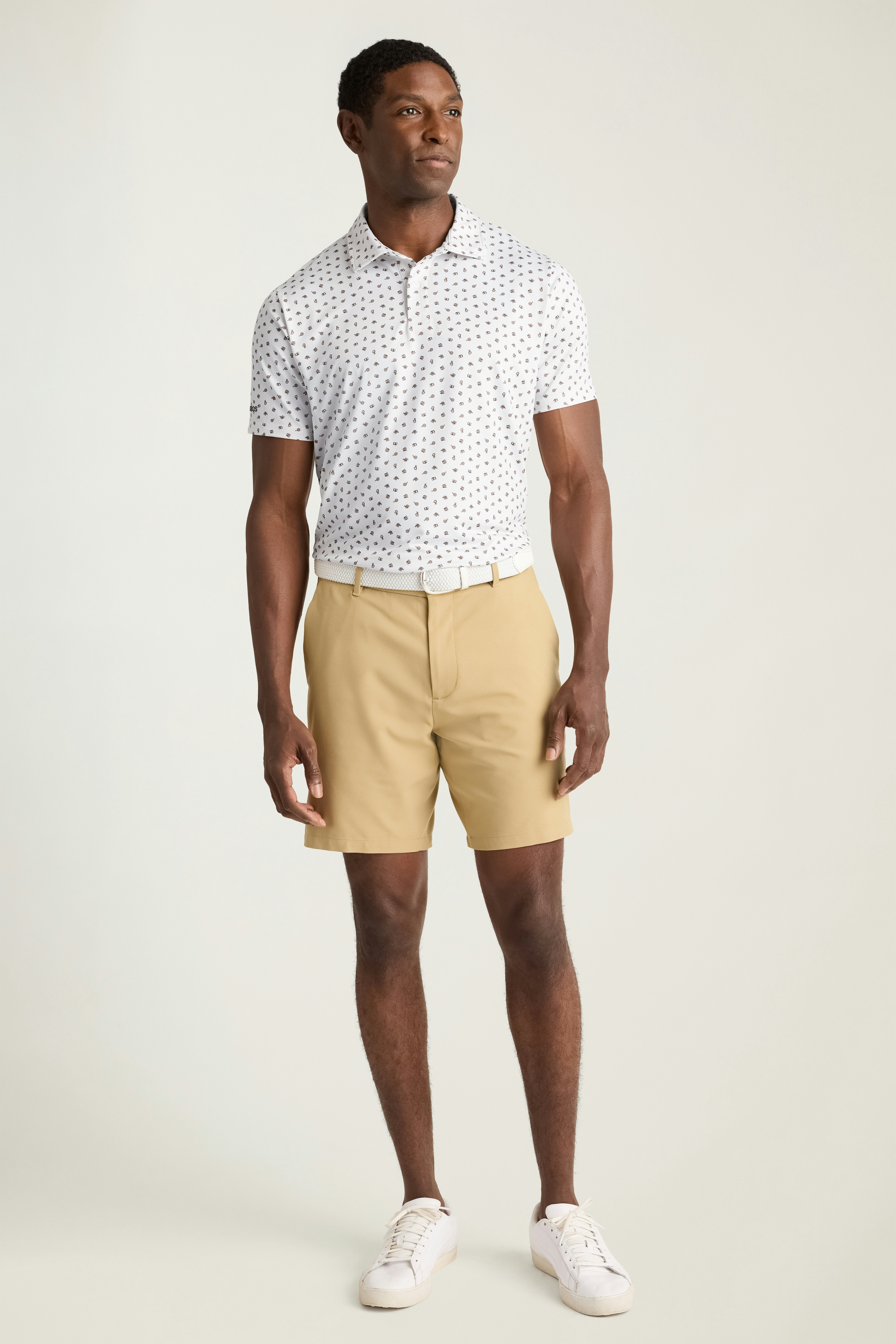 Performance Golf Polo lights camera action