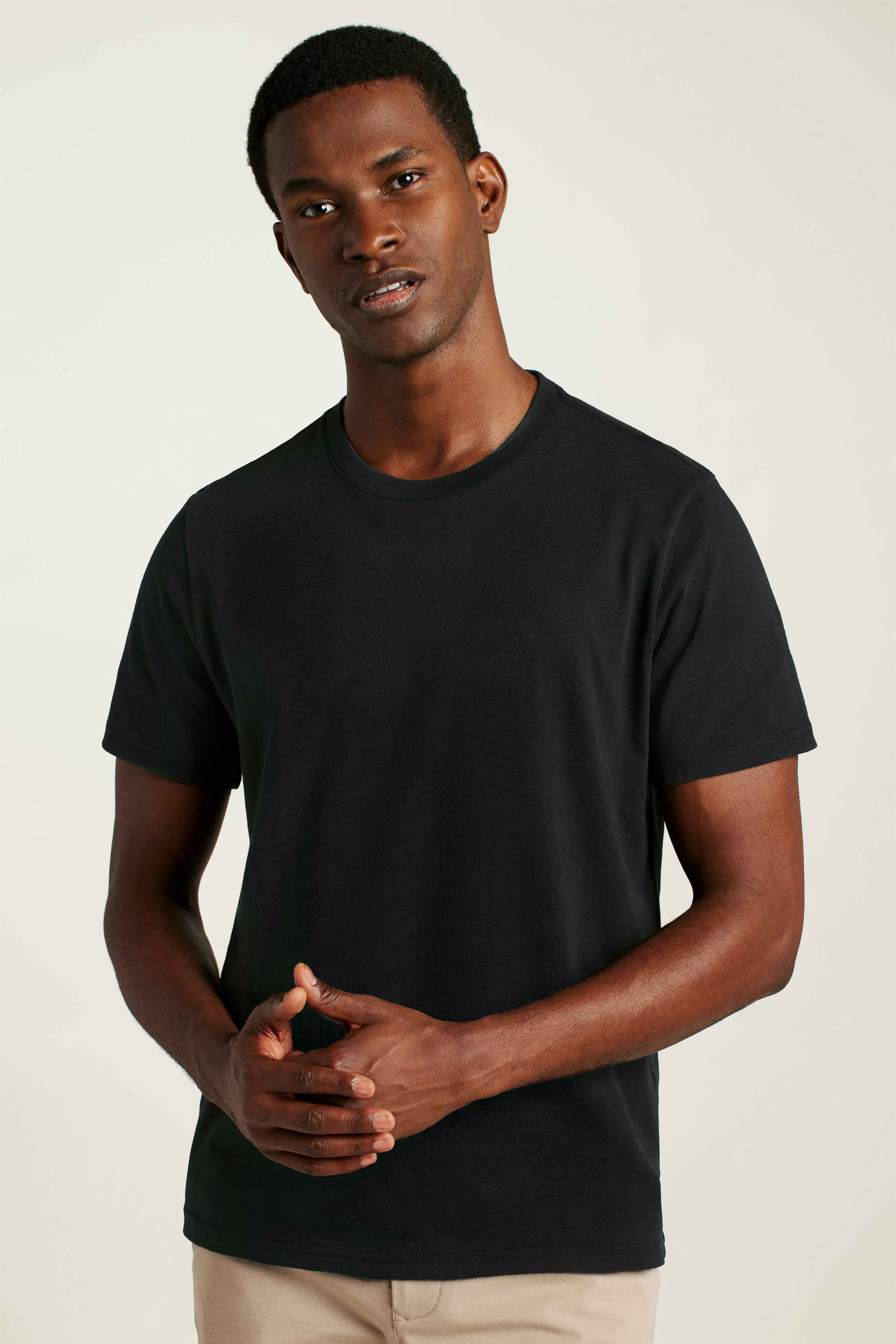 Forever Soft Cotton Tee black 3 Forever Soft Cotton Tee black