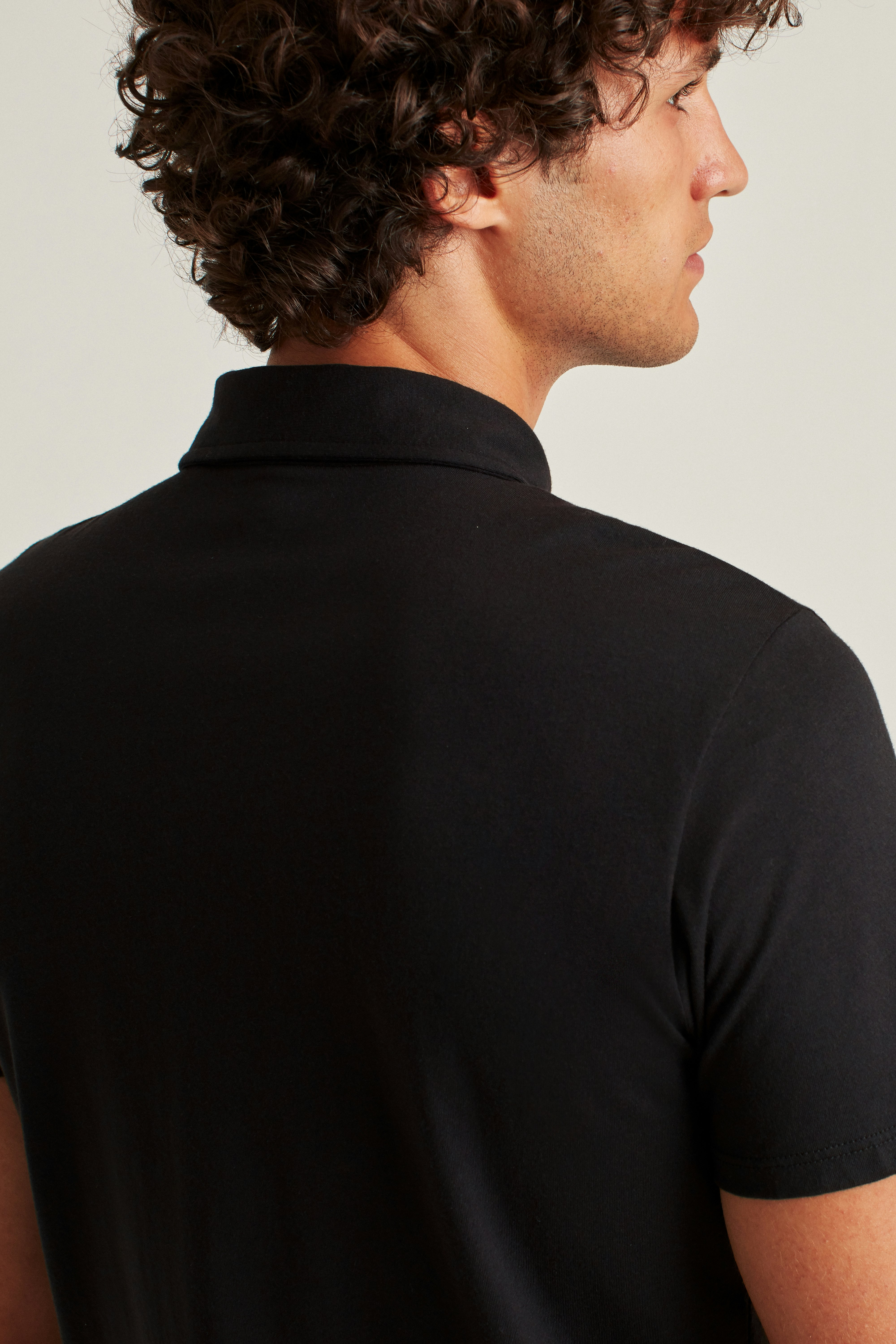 Pima Performance Polo jet black 4 Pima Performance Polo jet black