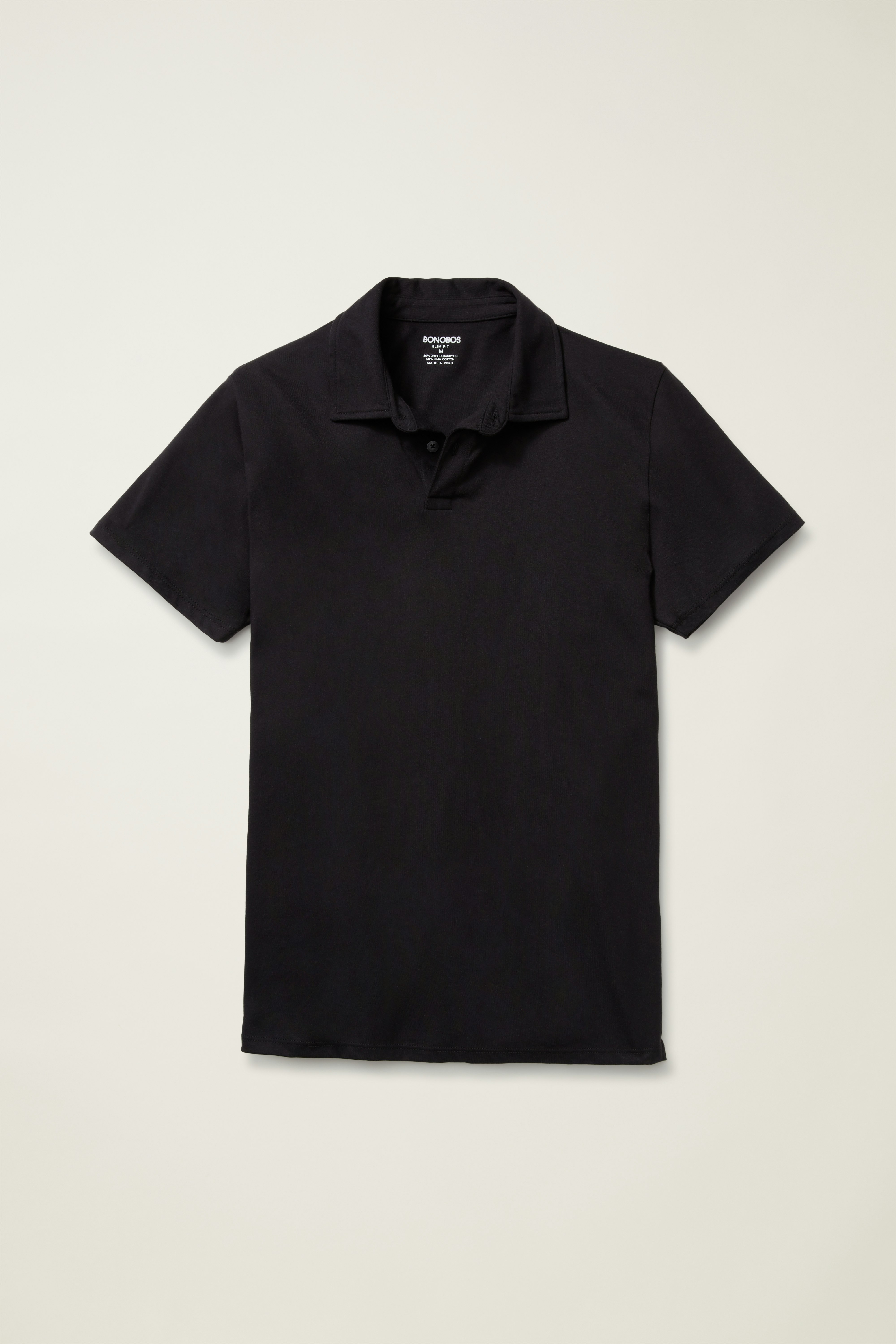 Pima Performance Polo jet black 6 Pima Performance Polo jet black