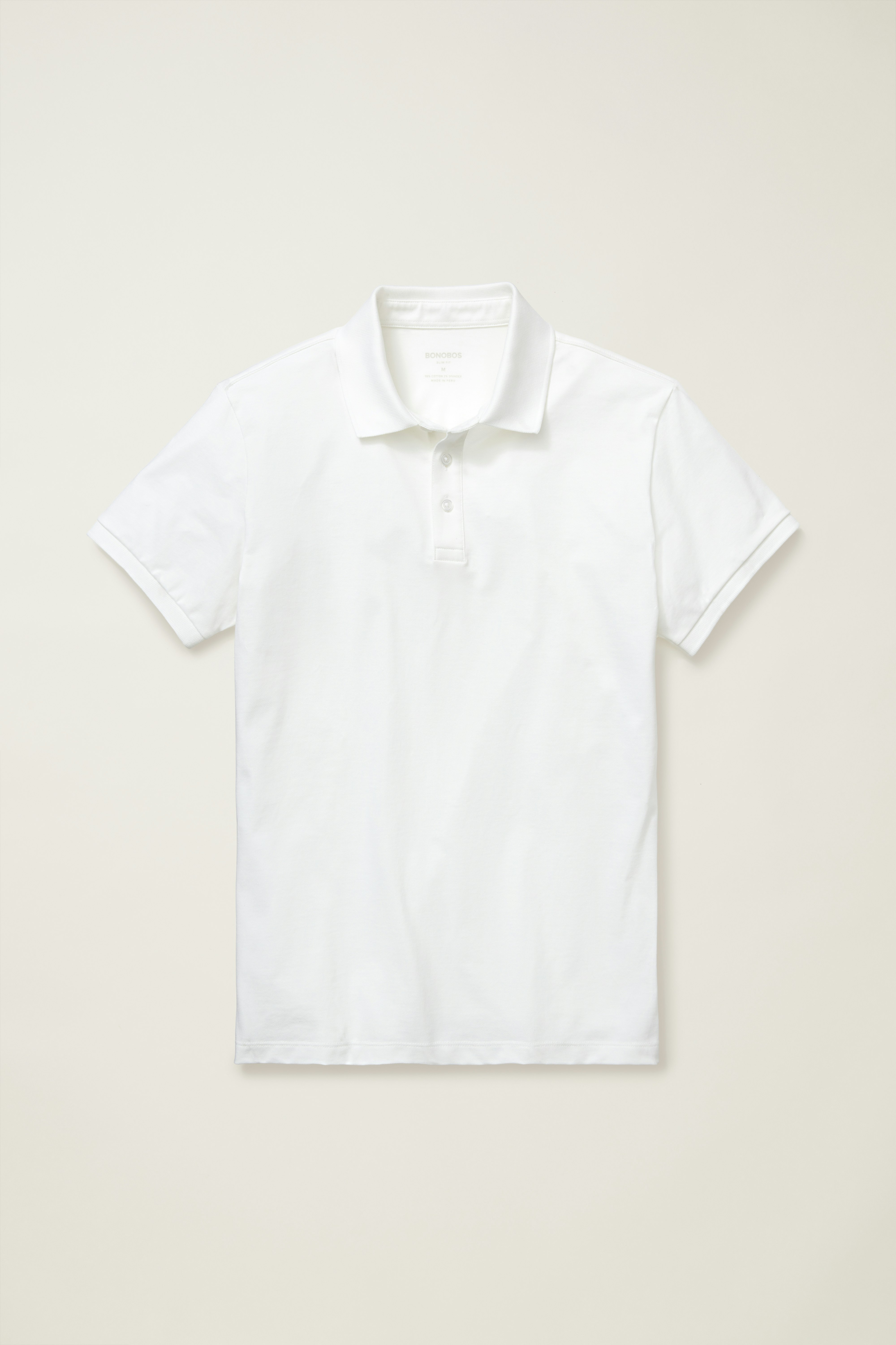Stretch Pique Polo white 6 Stretch Pique Polo white