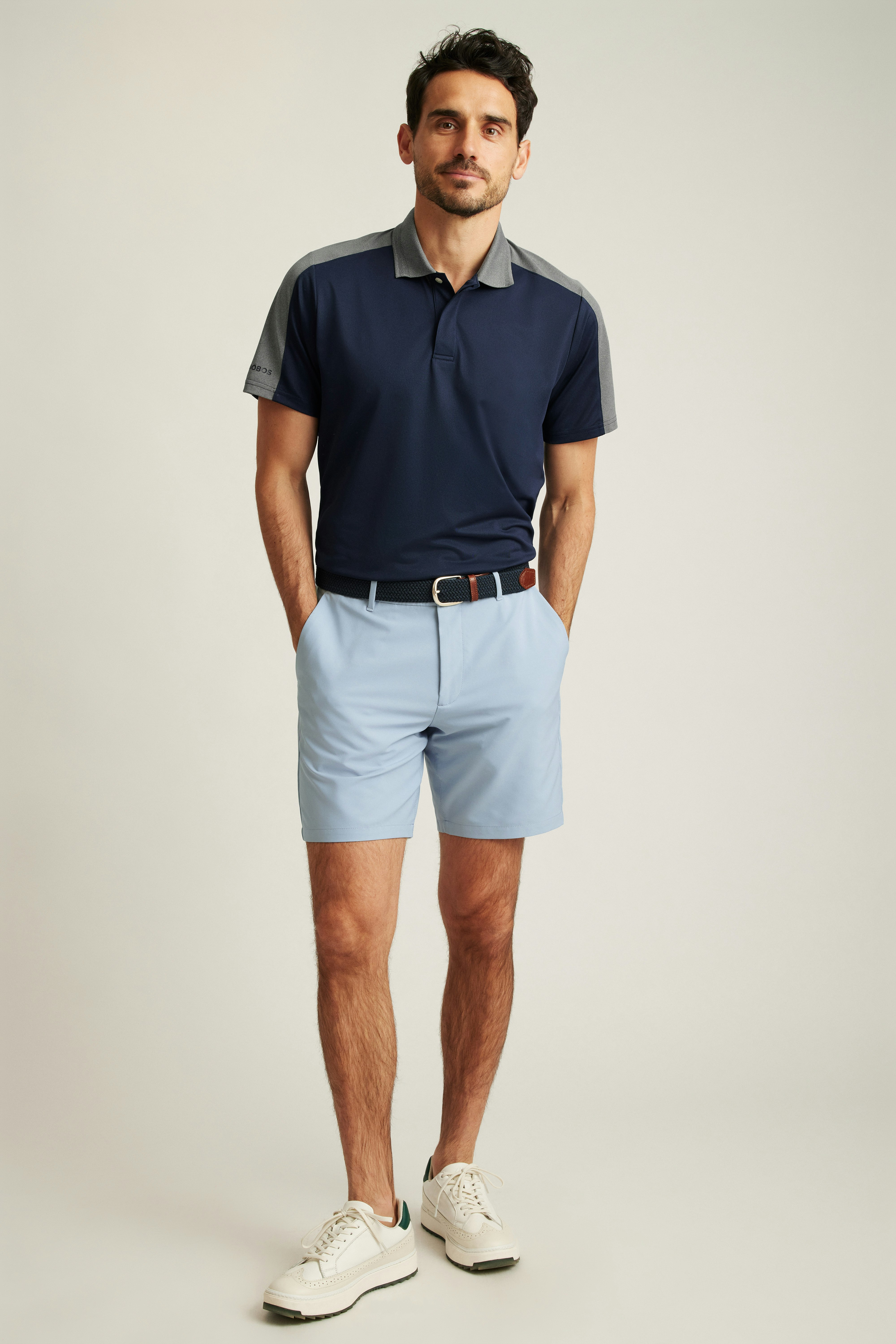 Tour Pique Polo navy grey