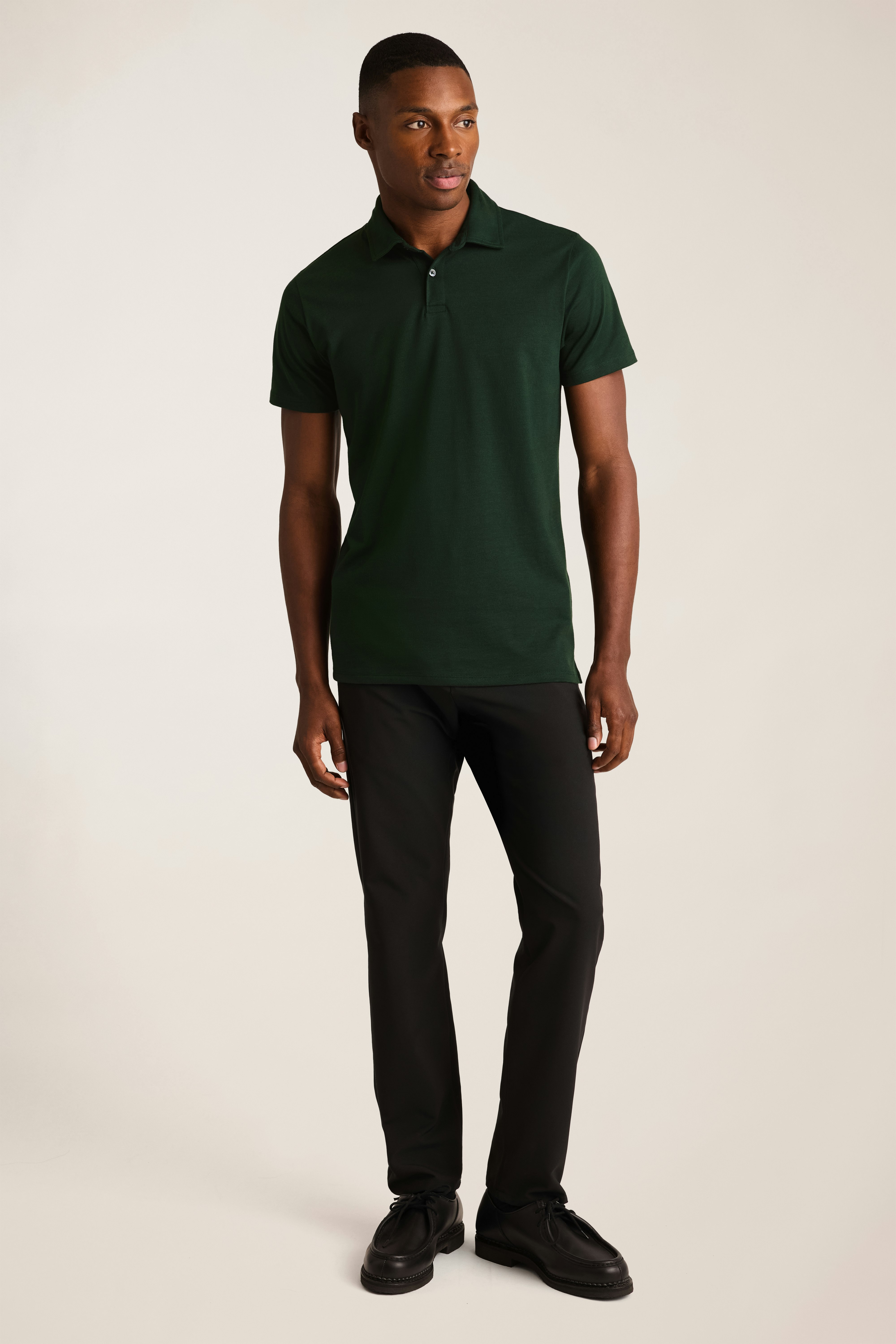 Pima Performance Polo dark forest green