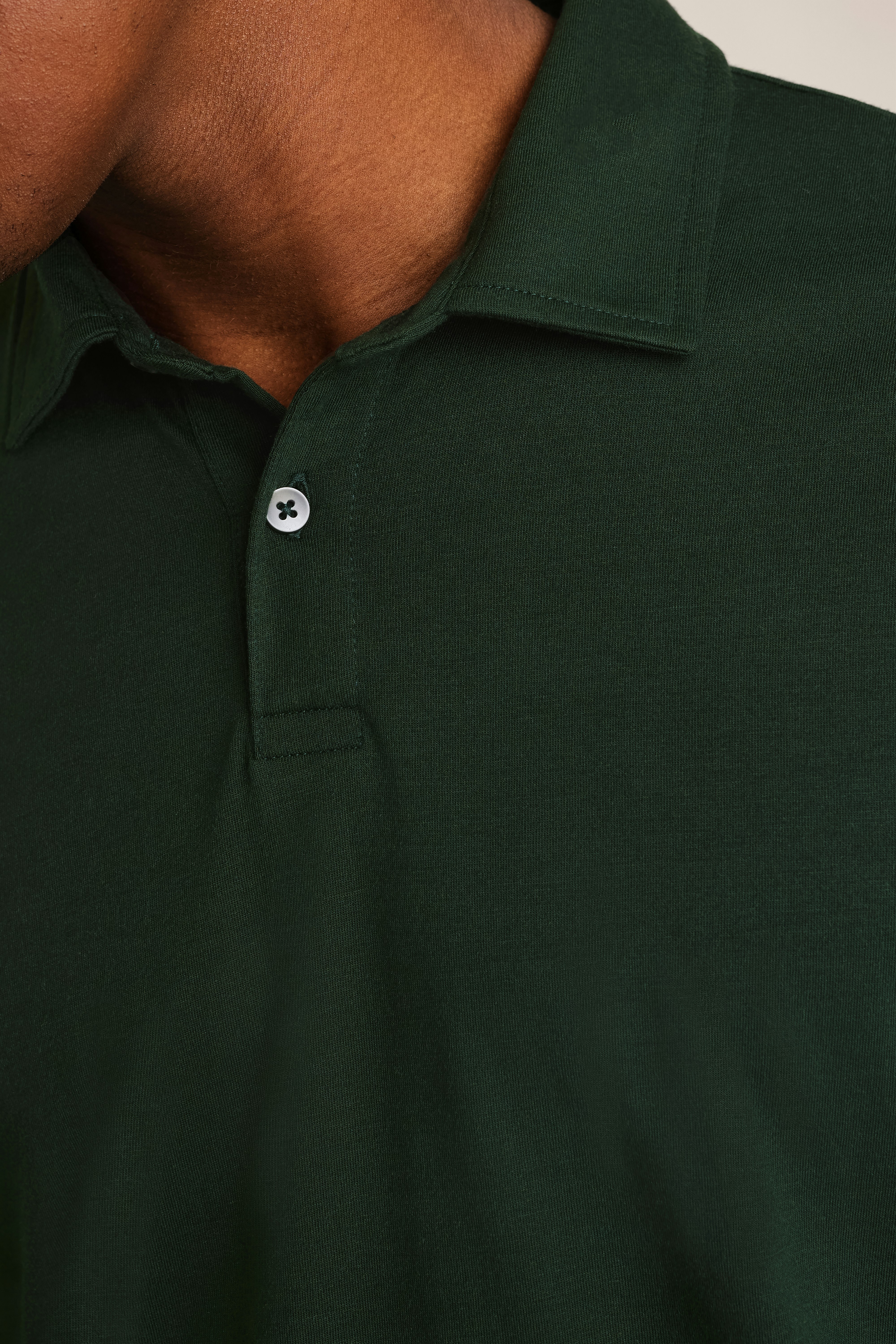 Pima Performance Polo dark forest green