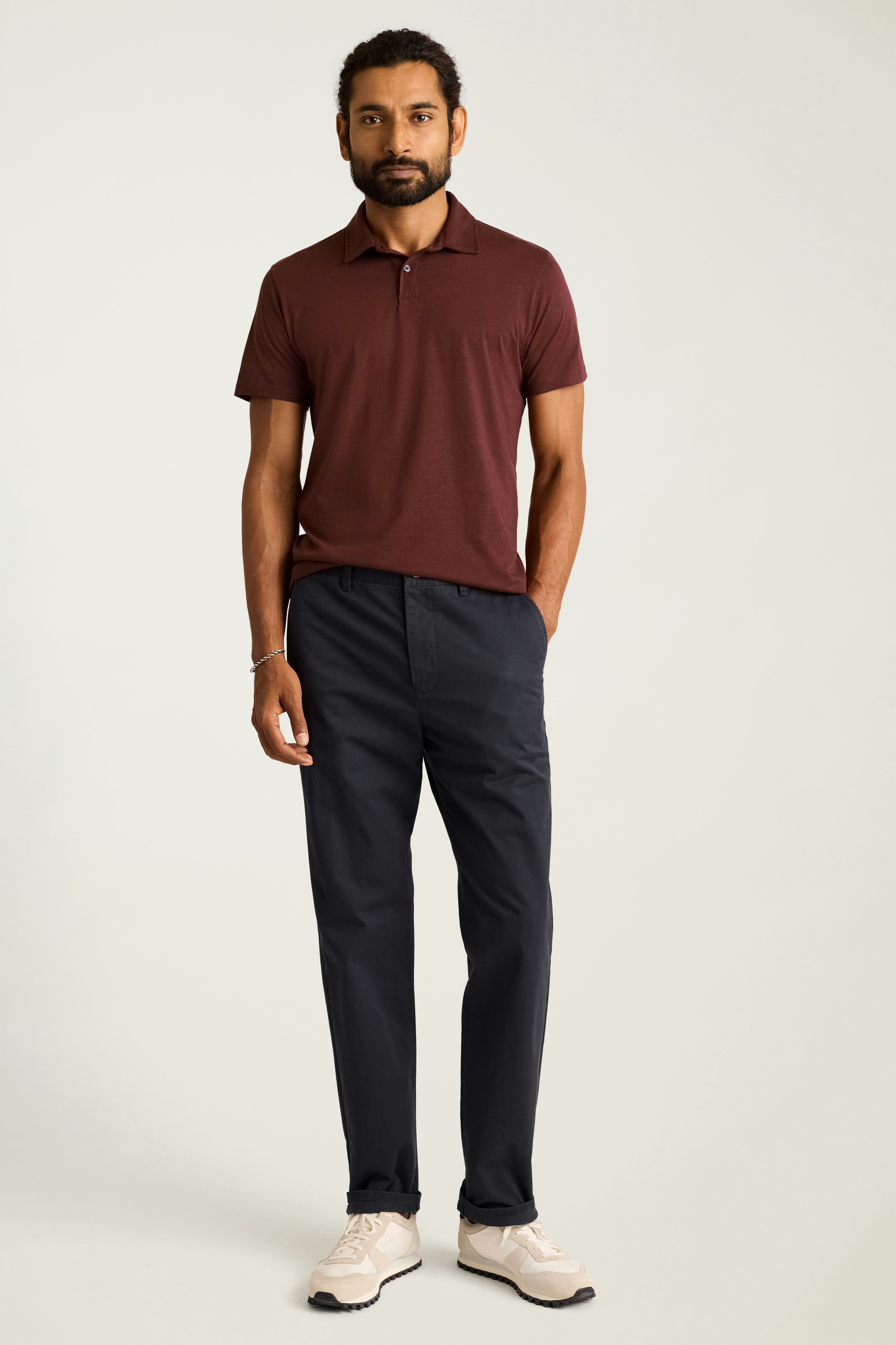 Pima Performance Polo medium brown