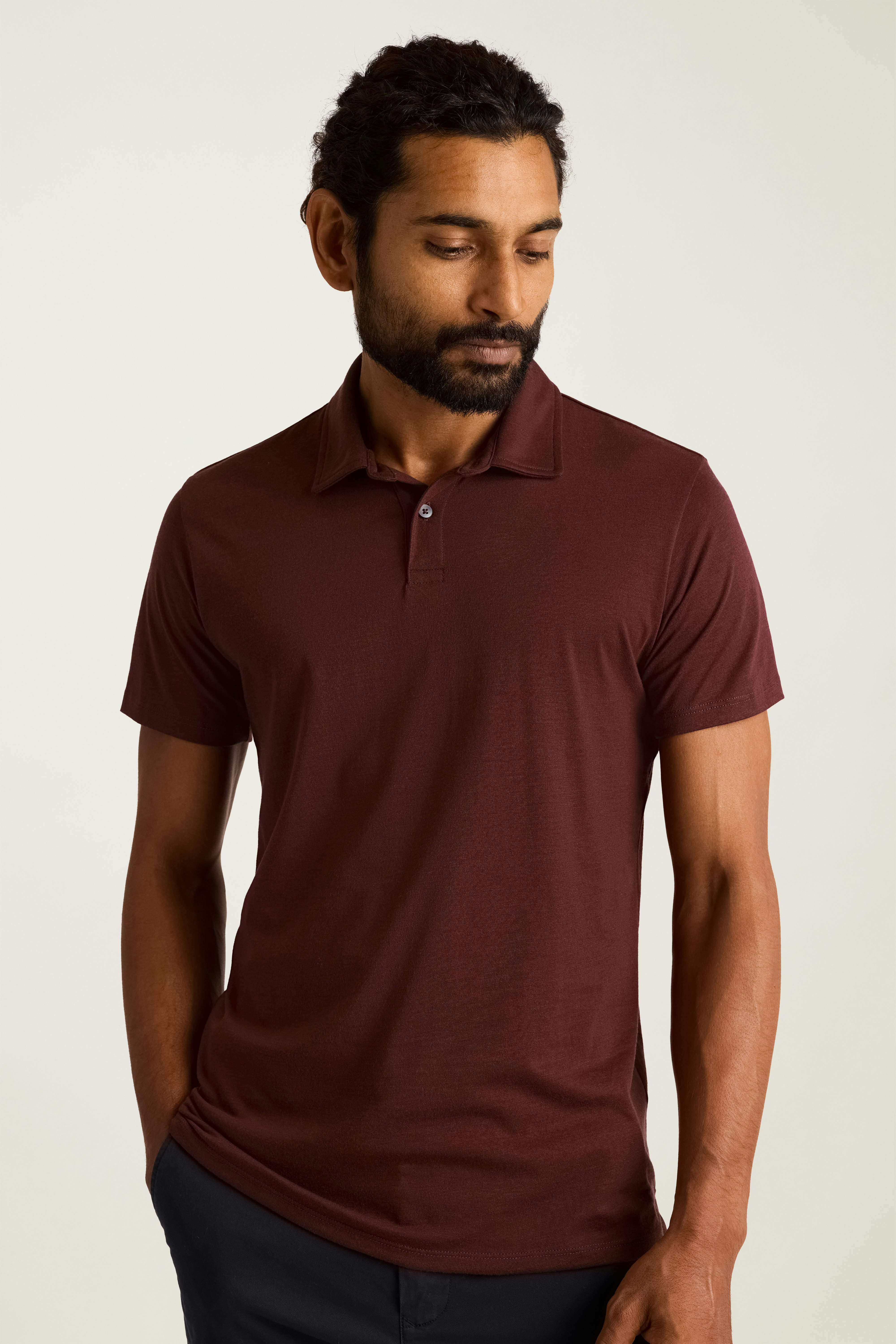 Pima Performance Polo medium brown 3 Pima Performance Polo medium brown