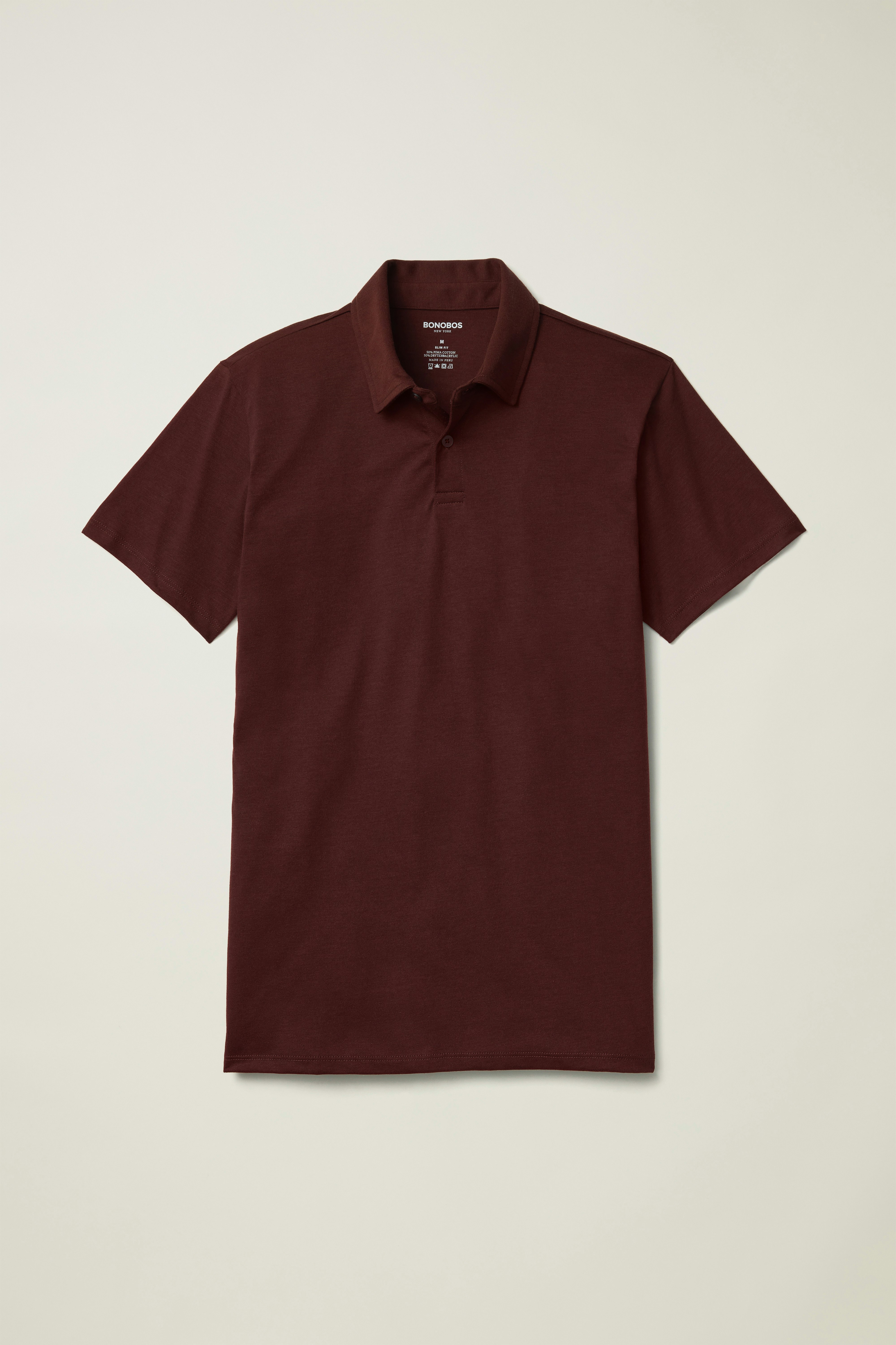 Pima Performance Polo medium brown 5 Pima Performance Polo medium brown