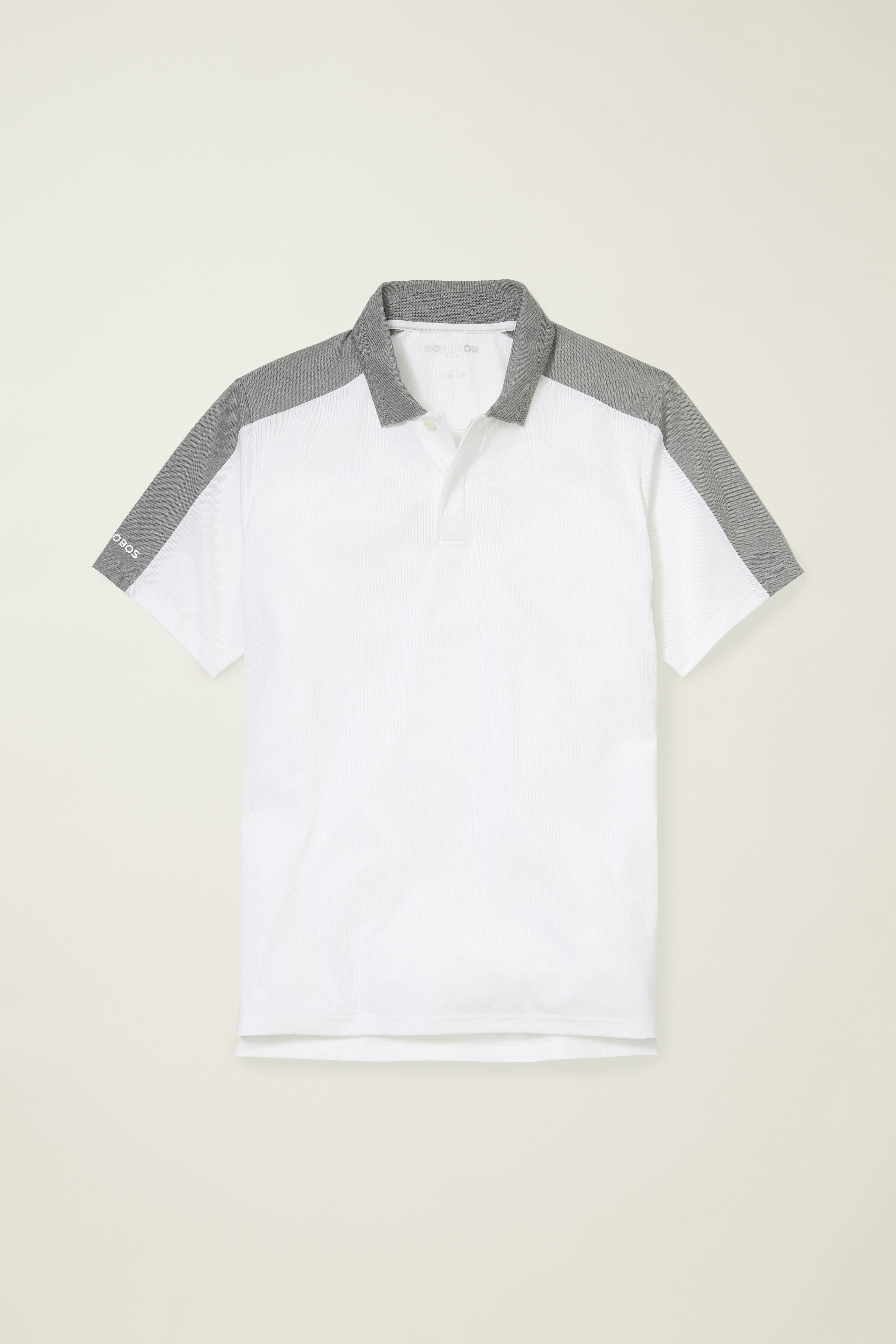 Tour Pique Polo white grey 5 Tour Pique Polo white grey