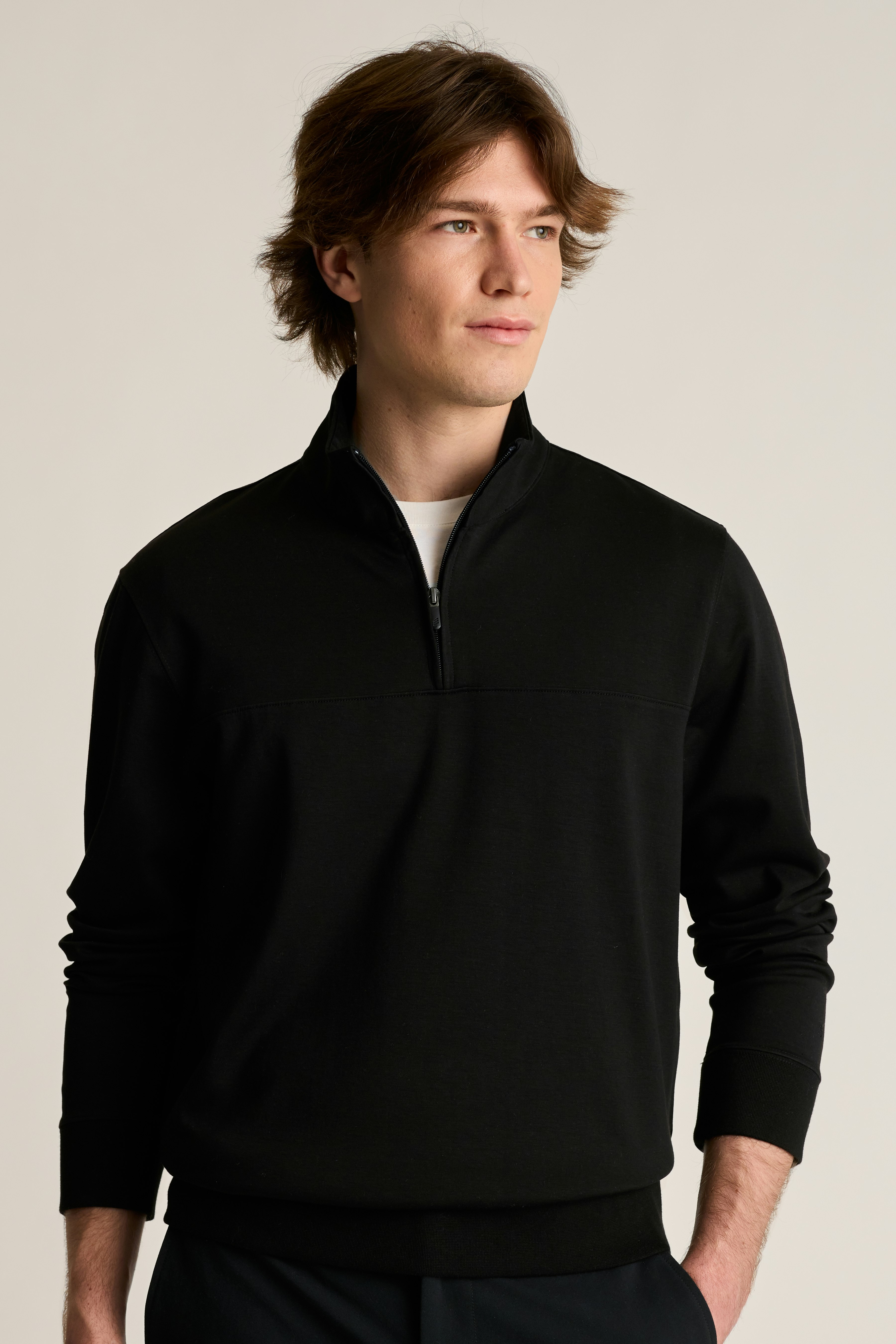 Soho Quarter Zip black 3 Soho Quarter Zip black
