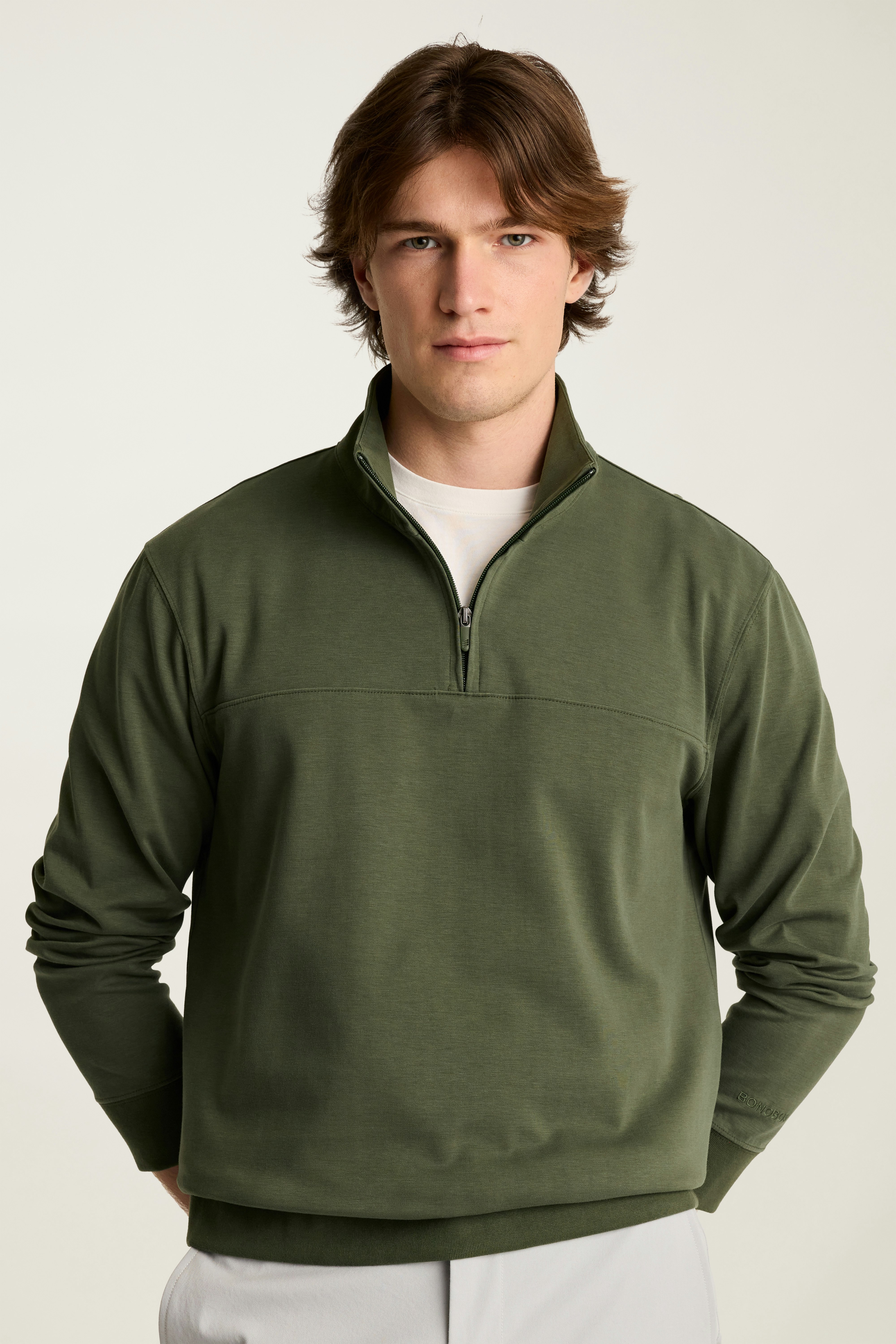 Soho Quarter Zip dark green