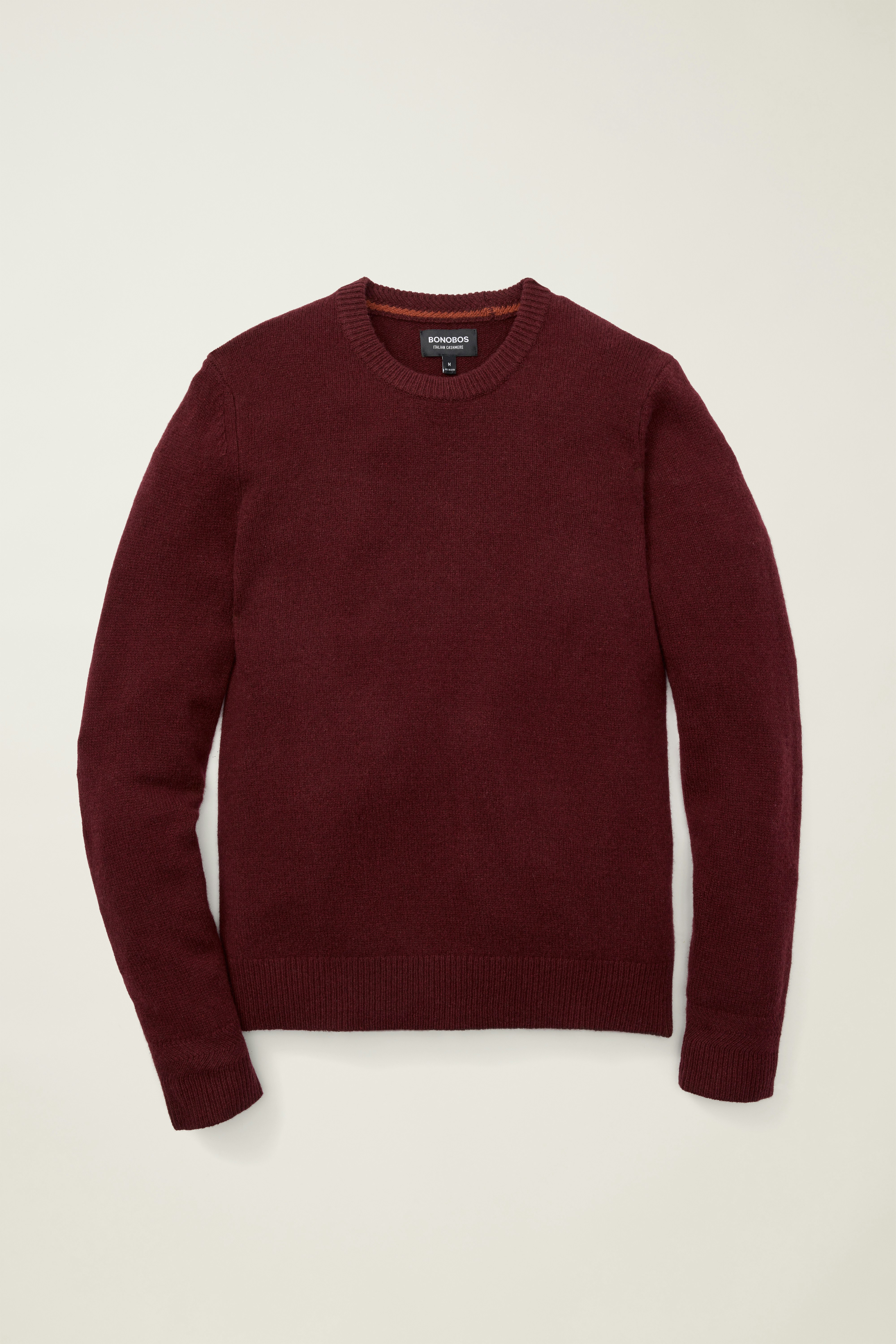 Cashmere Crew Neck Sweater burgundy 5 Cashmere Crew Neck Sweater burgundy