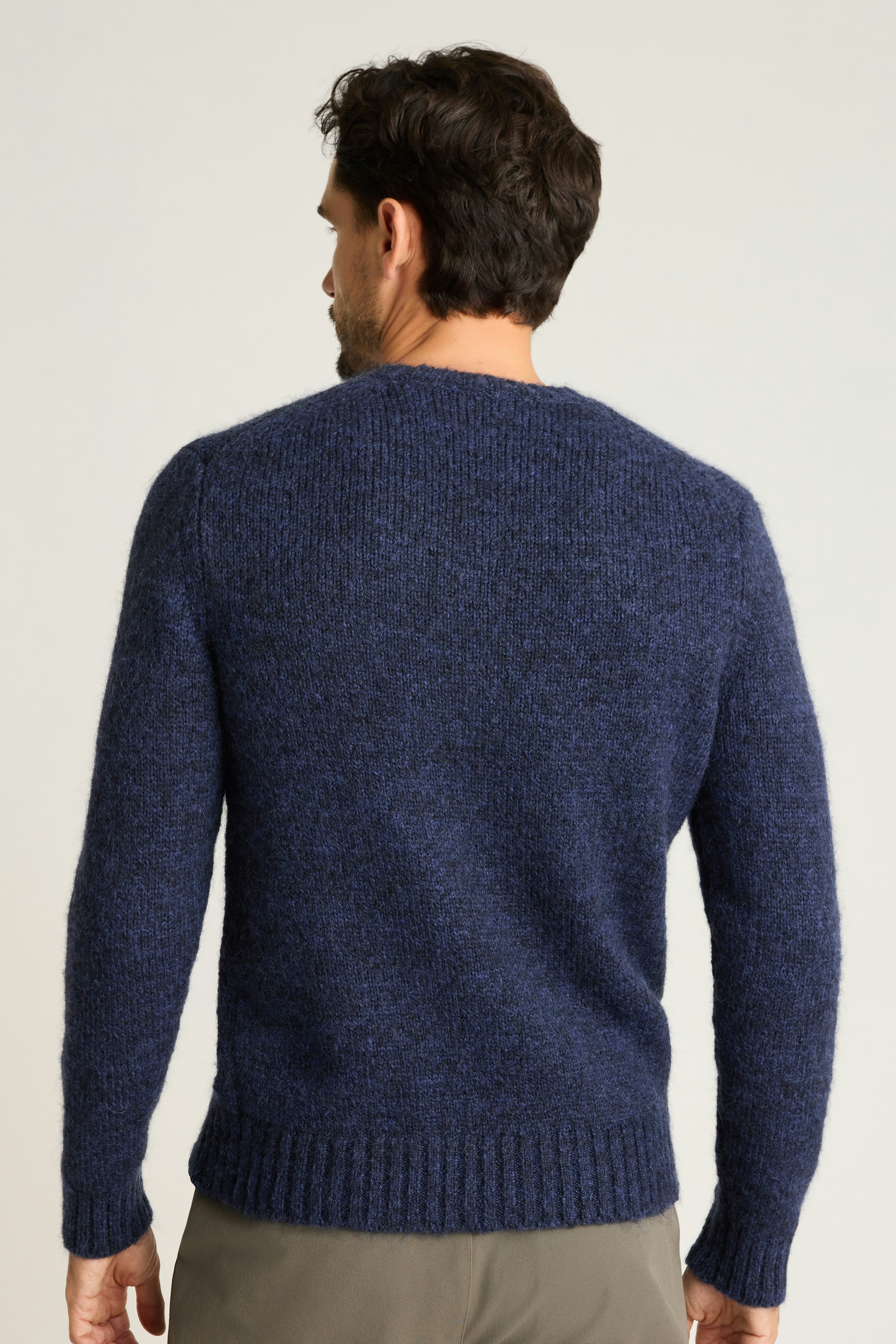 Luxe Mohair Sweater dark blue