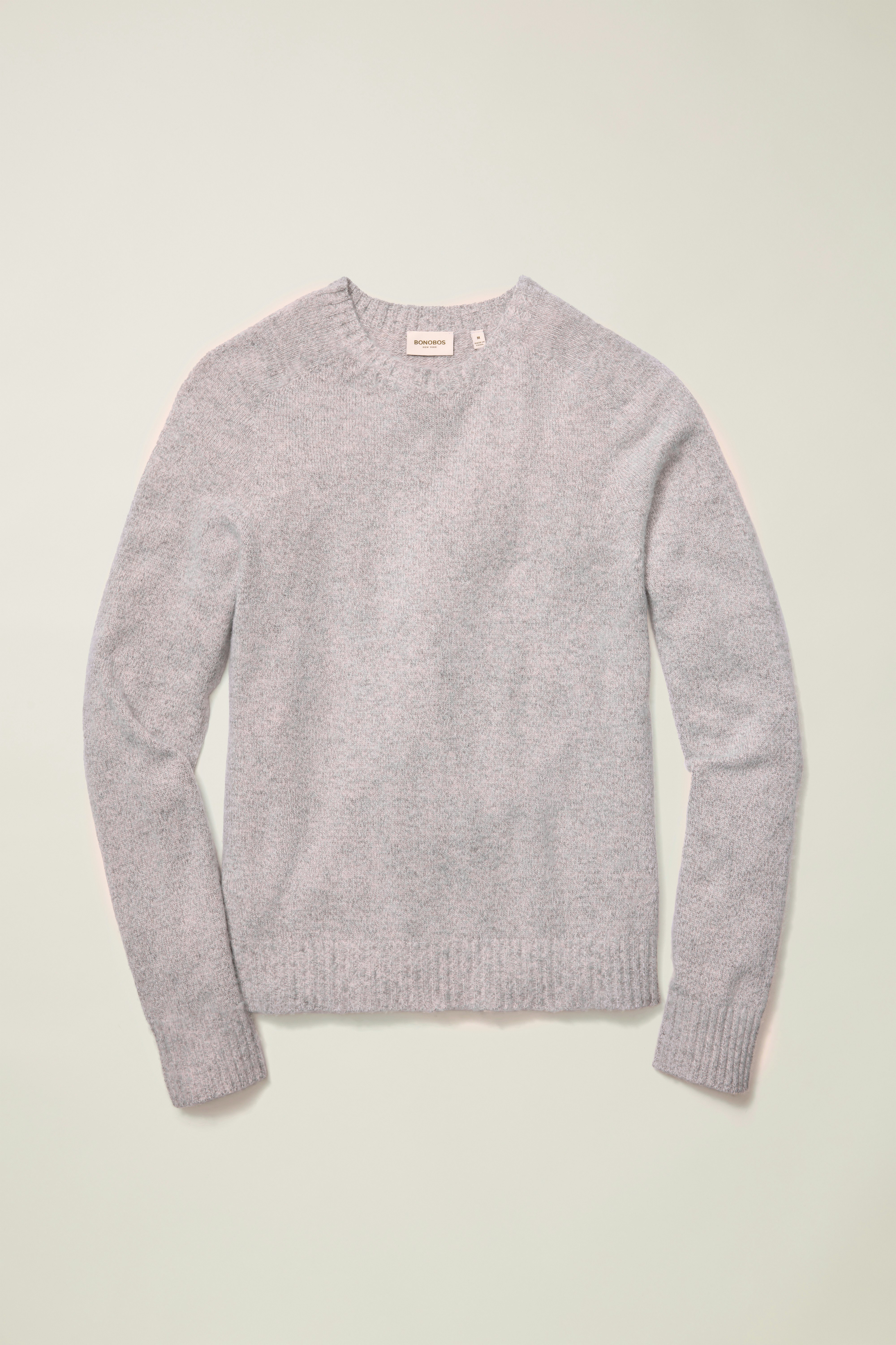 Brushed Wool Sweater light grey 5 Brushed Wool Sweater light grey