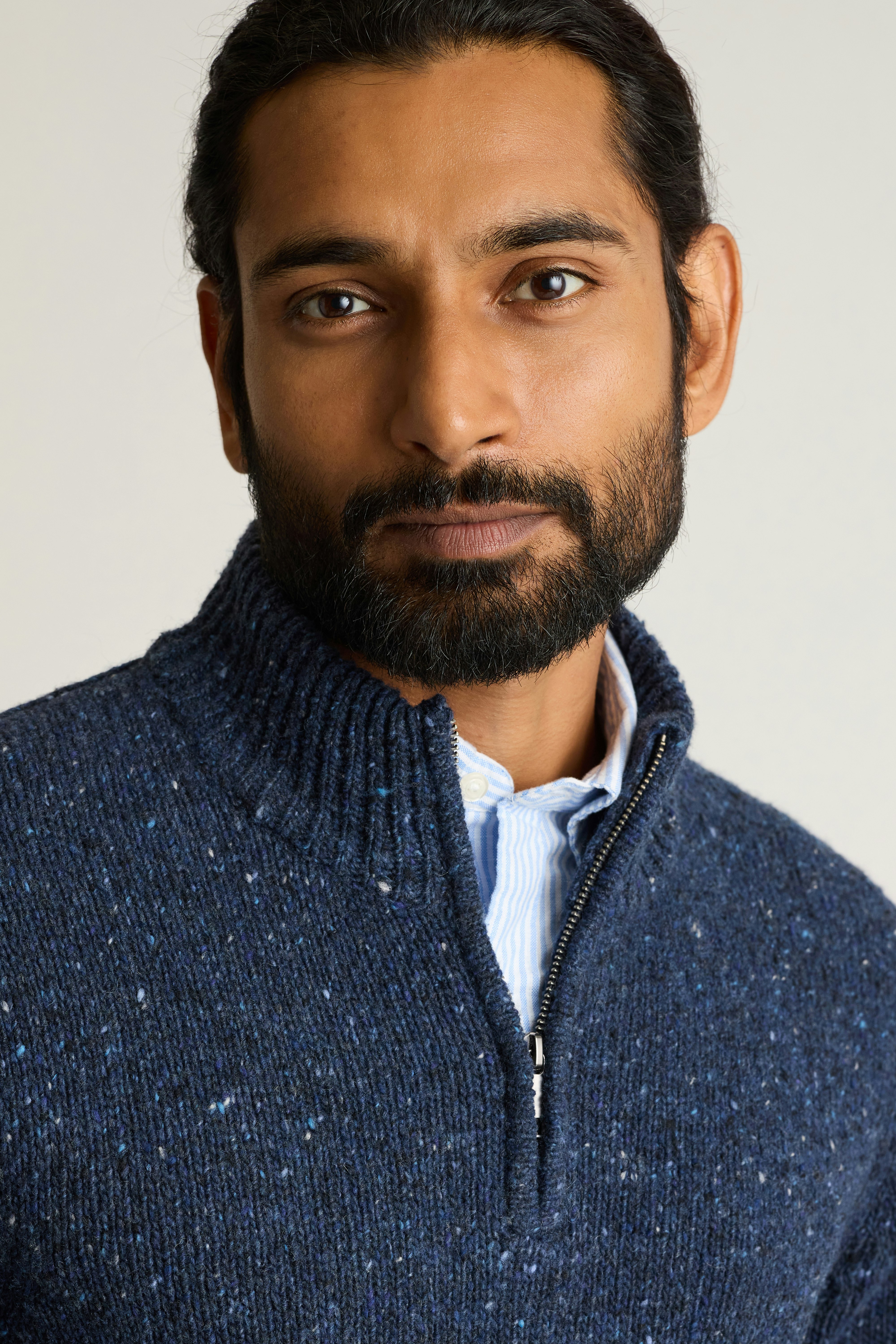 Donegal Half-Zip navy blue