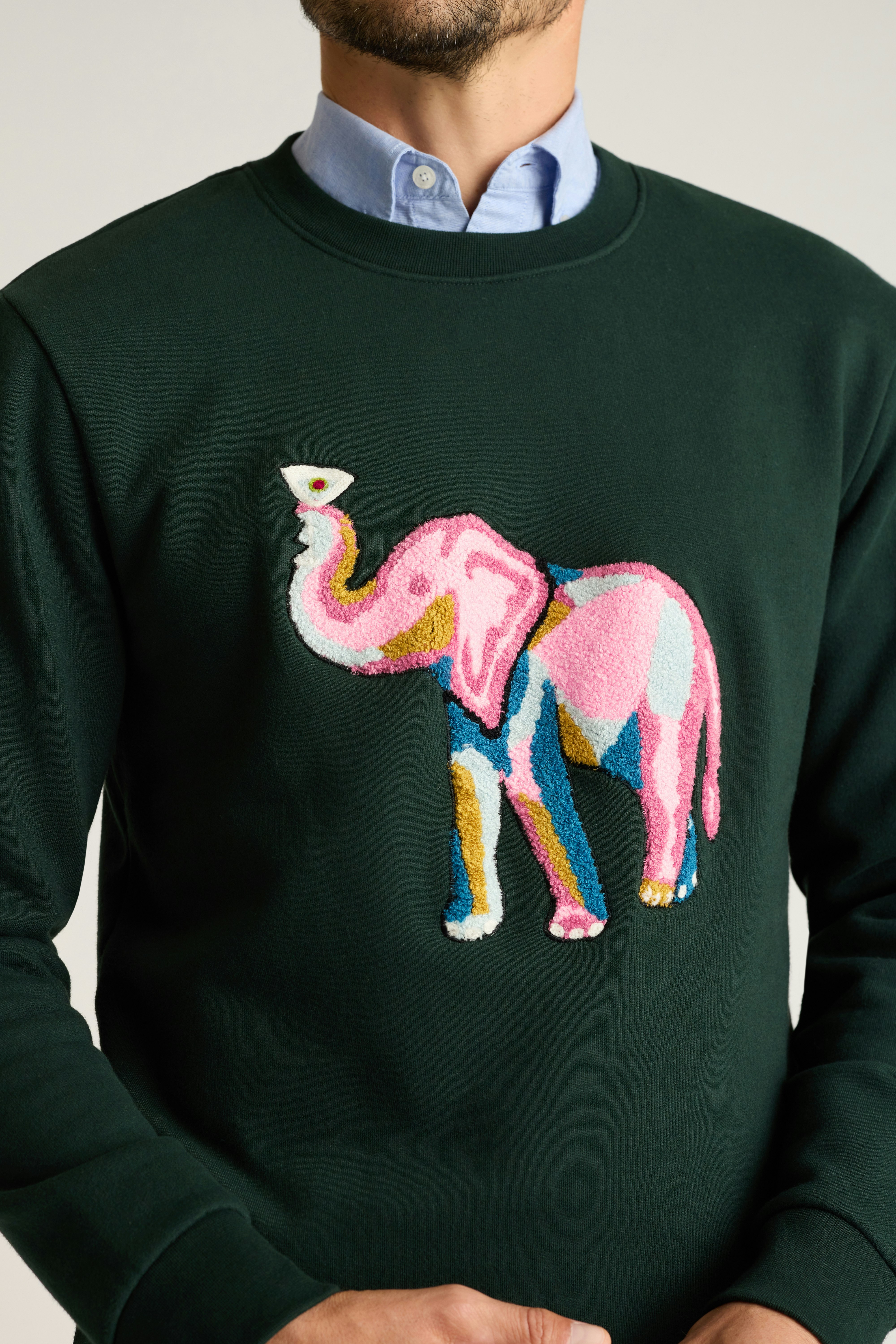 Critter Supersoft Fleece Crew the trunk drunk