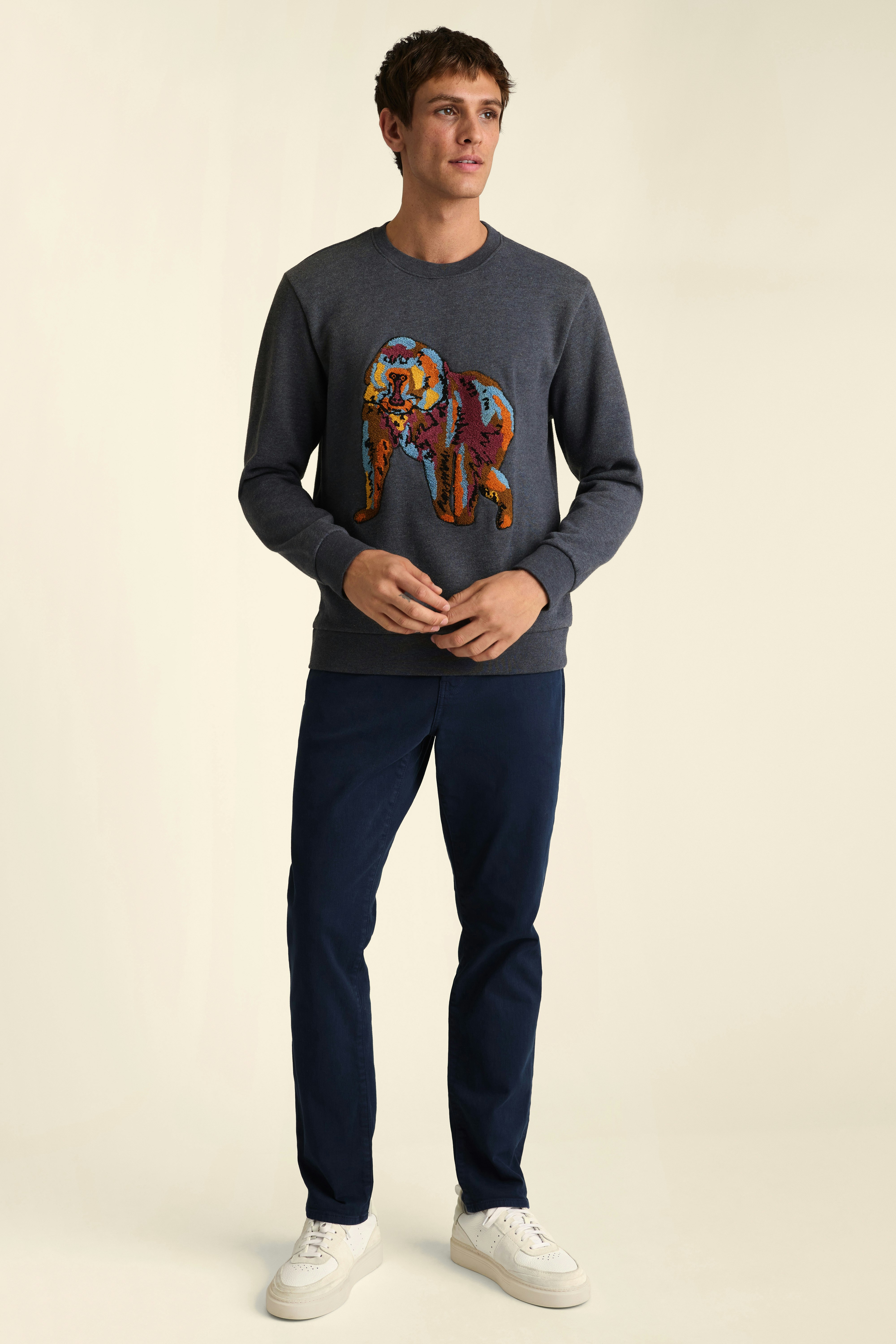 Critter Supersoft Fleece Crew the mandrill of the hour