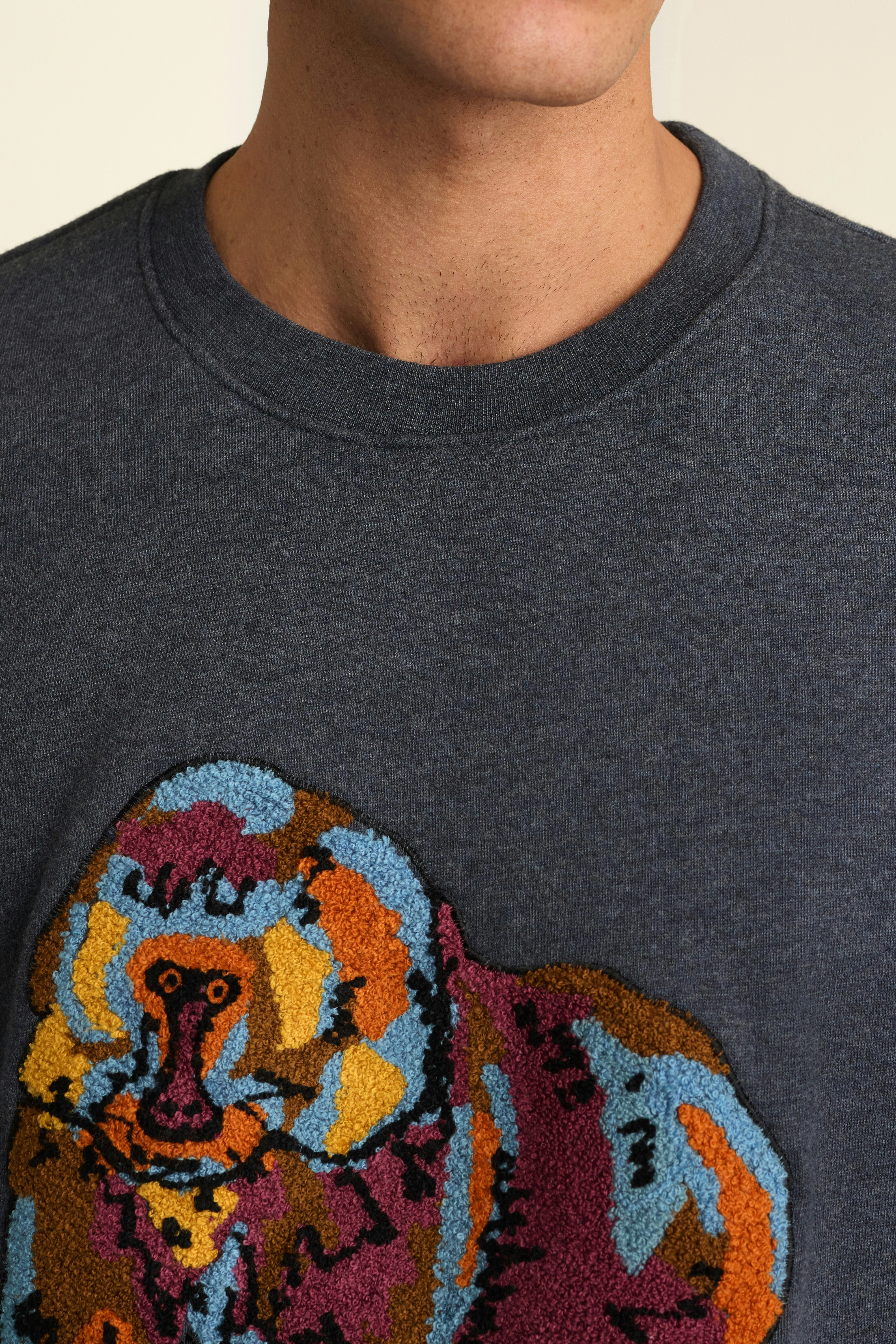 Critter Supersoft Fleece Crew the mandrill of the hour