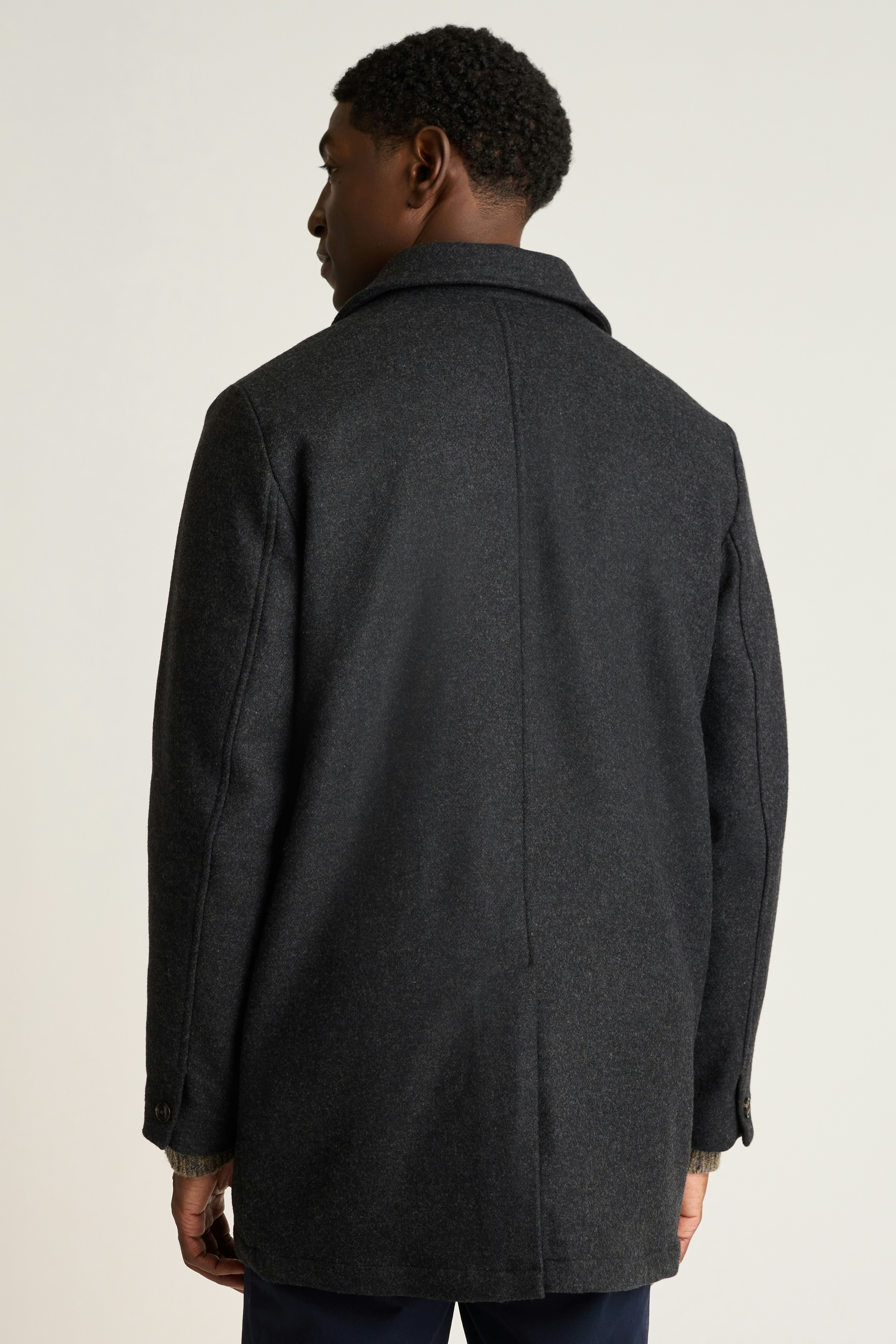 The Italian Wool Car Coat charcoal 4 The Italian Wool Car Coat charcoal