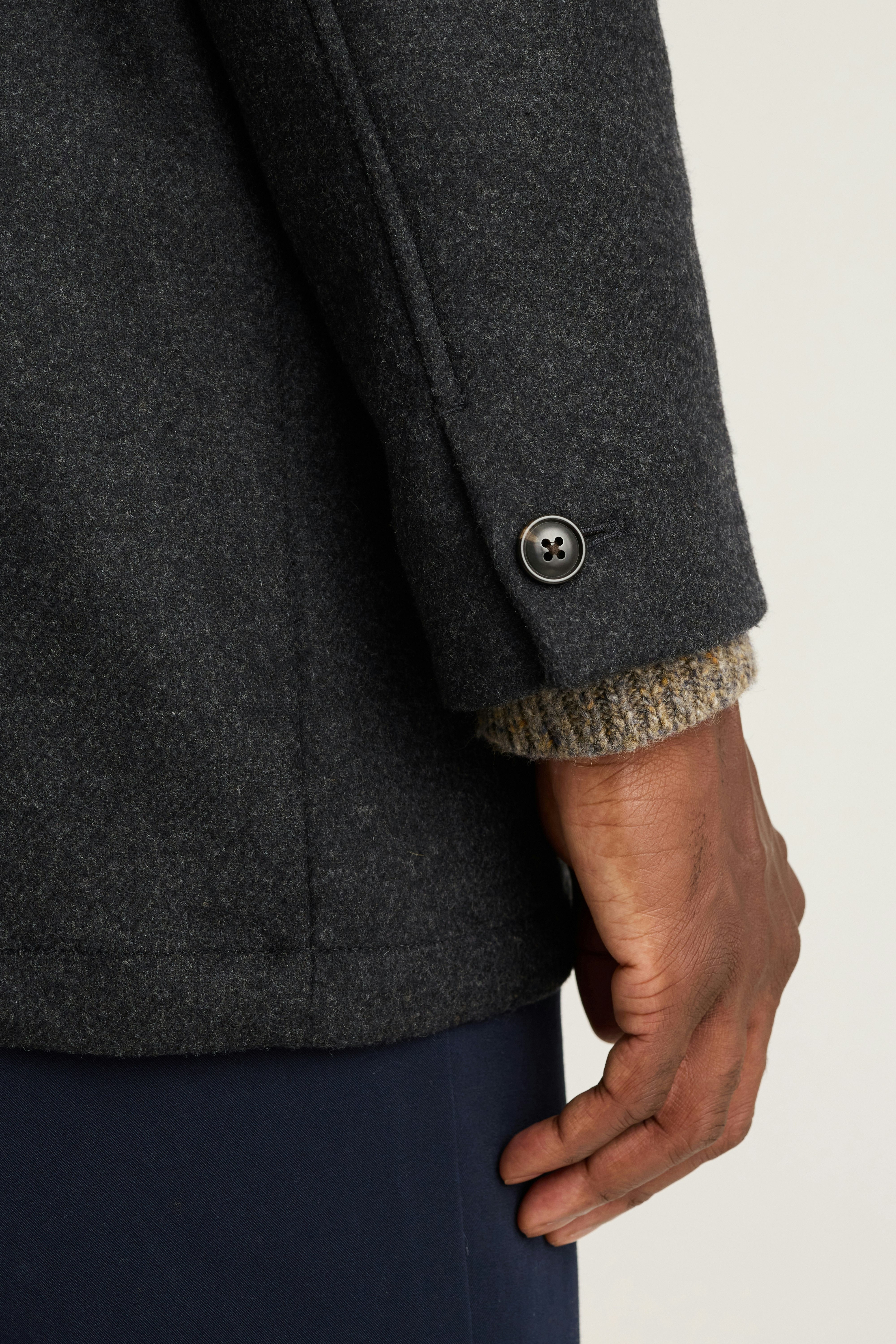 The Italian Wool Car Coat charcoal 5 The Italian Wool Car Coat charcoal