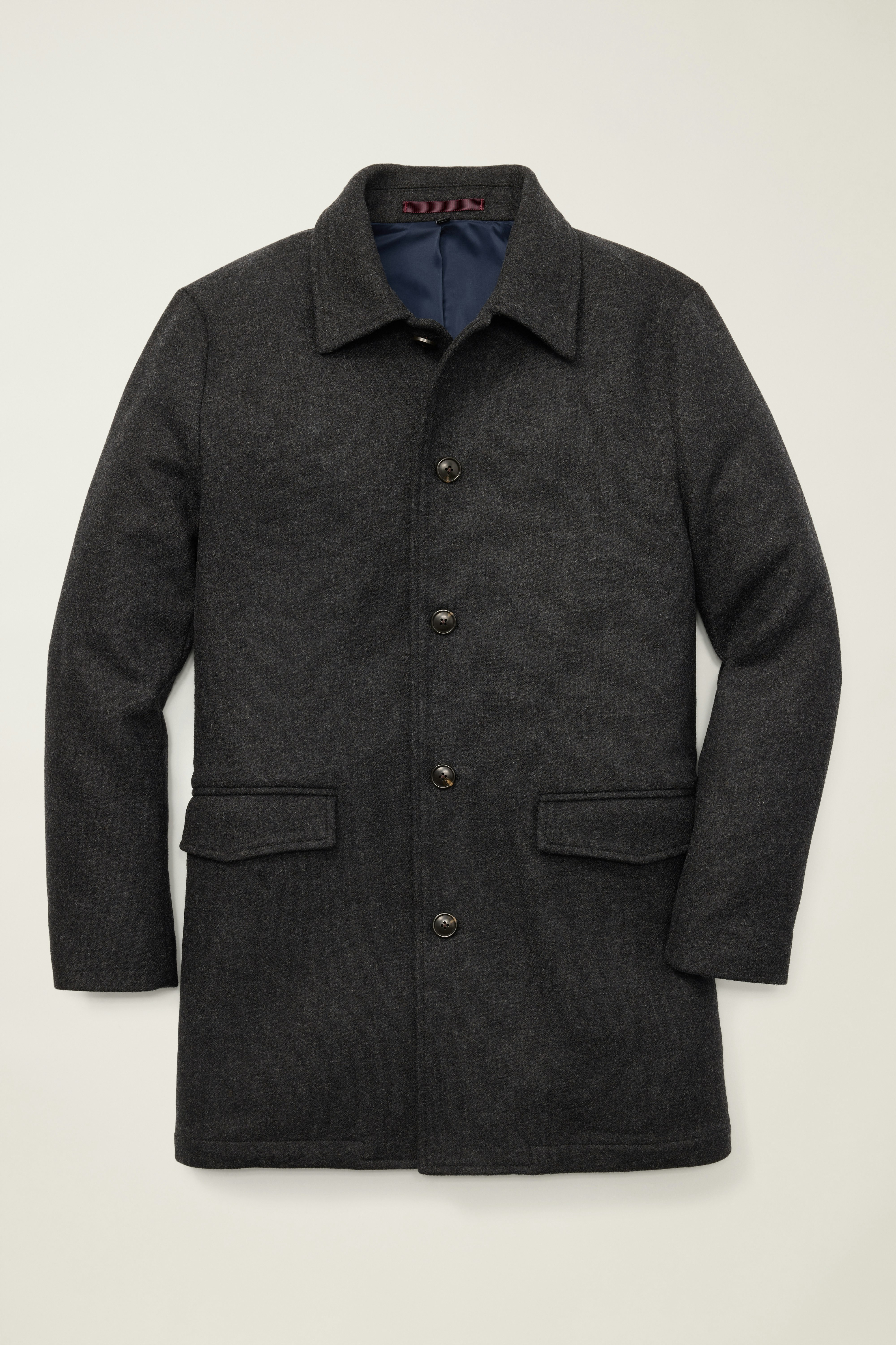 The Italian Wool Car Coat charcoal 8 The Italian Wool Car Coat charcoal