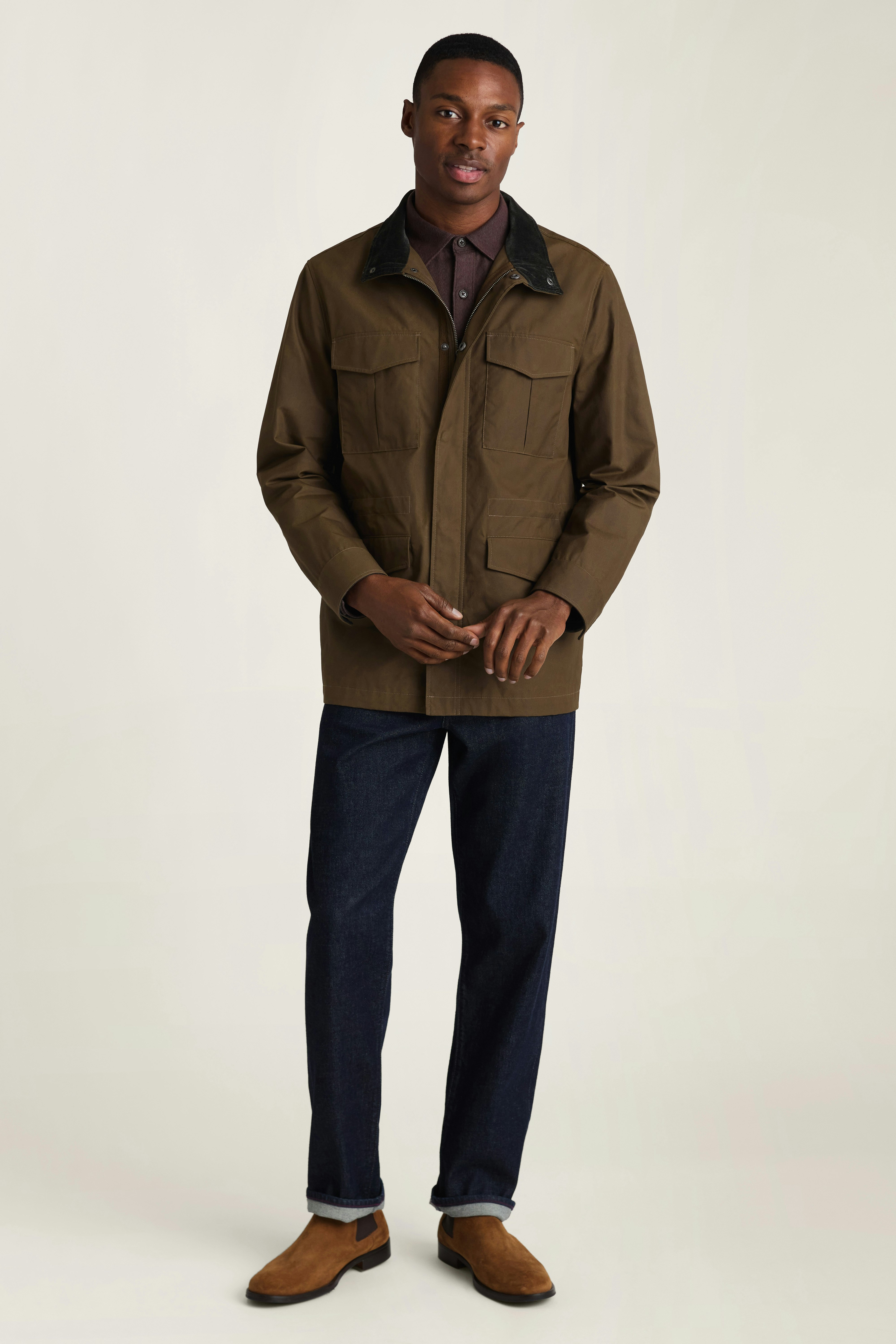 The British Waxed Field Jacket olive