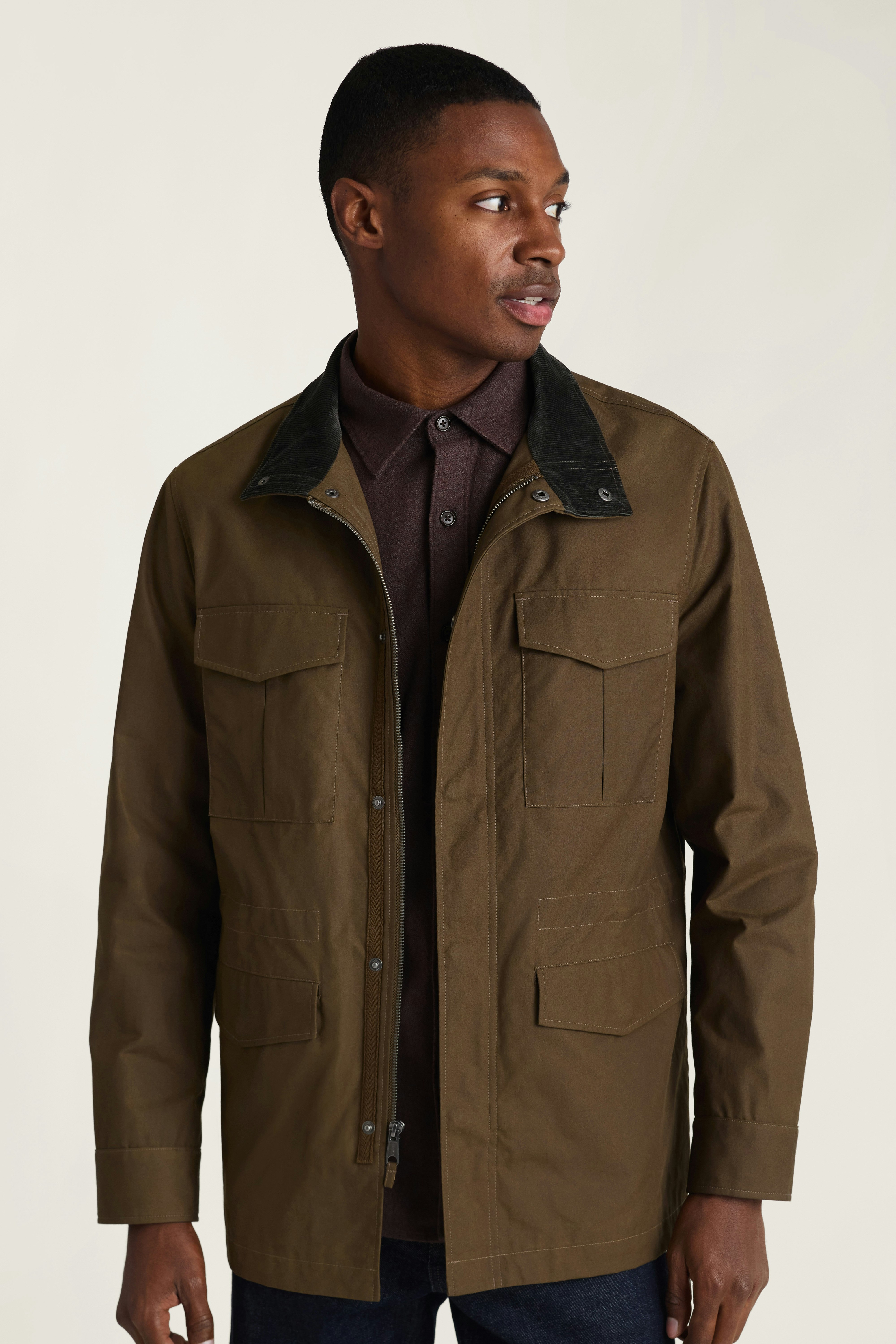 The British Waxed Field Jacket olive 3 The British Waxed Field Jacket olive