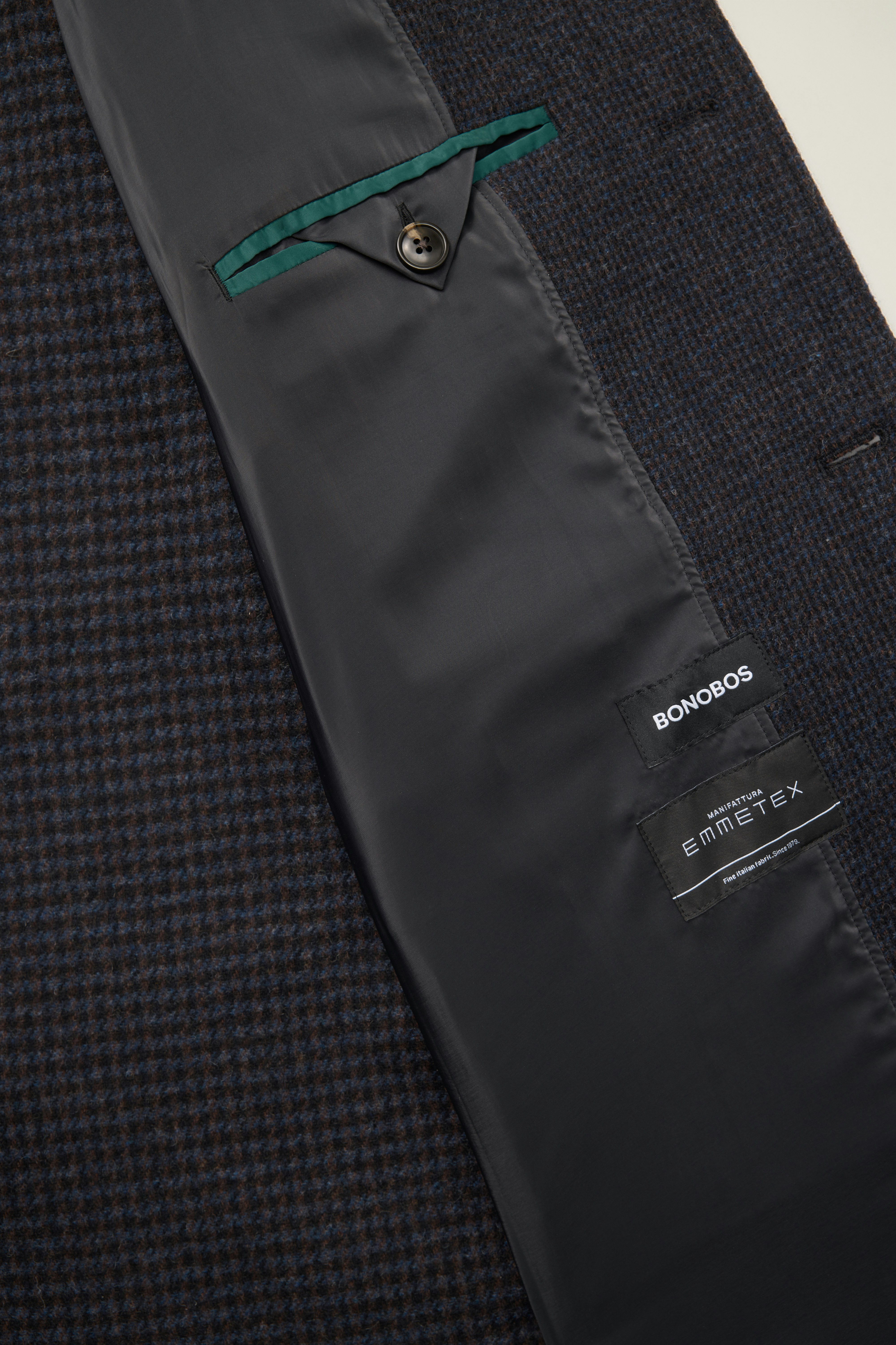 The Italian Wool Car Coat navy blue