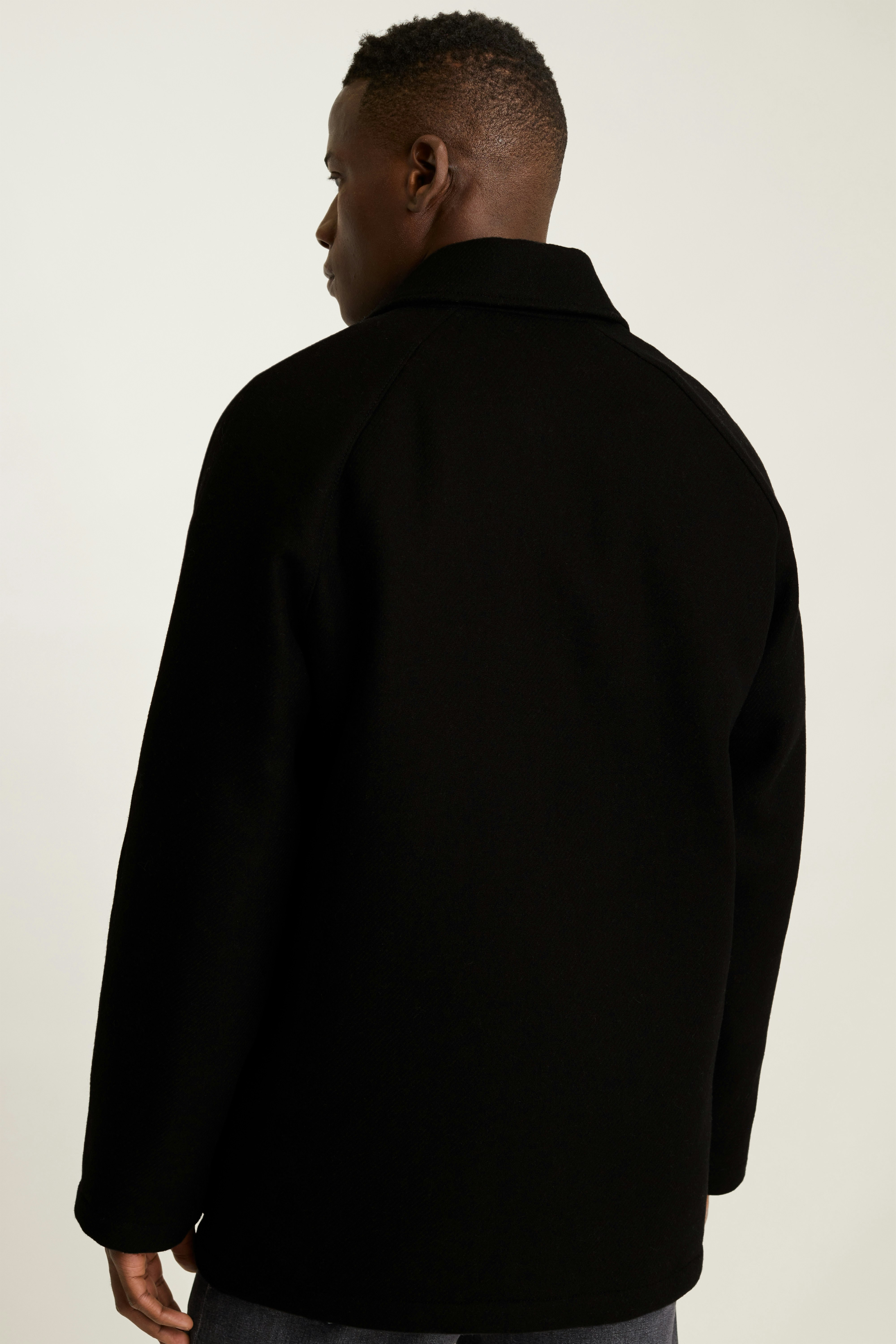 The Italian Wool Field Jacket black