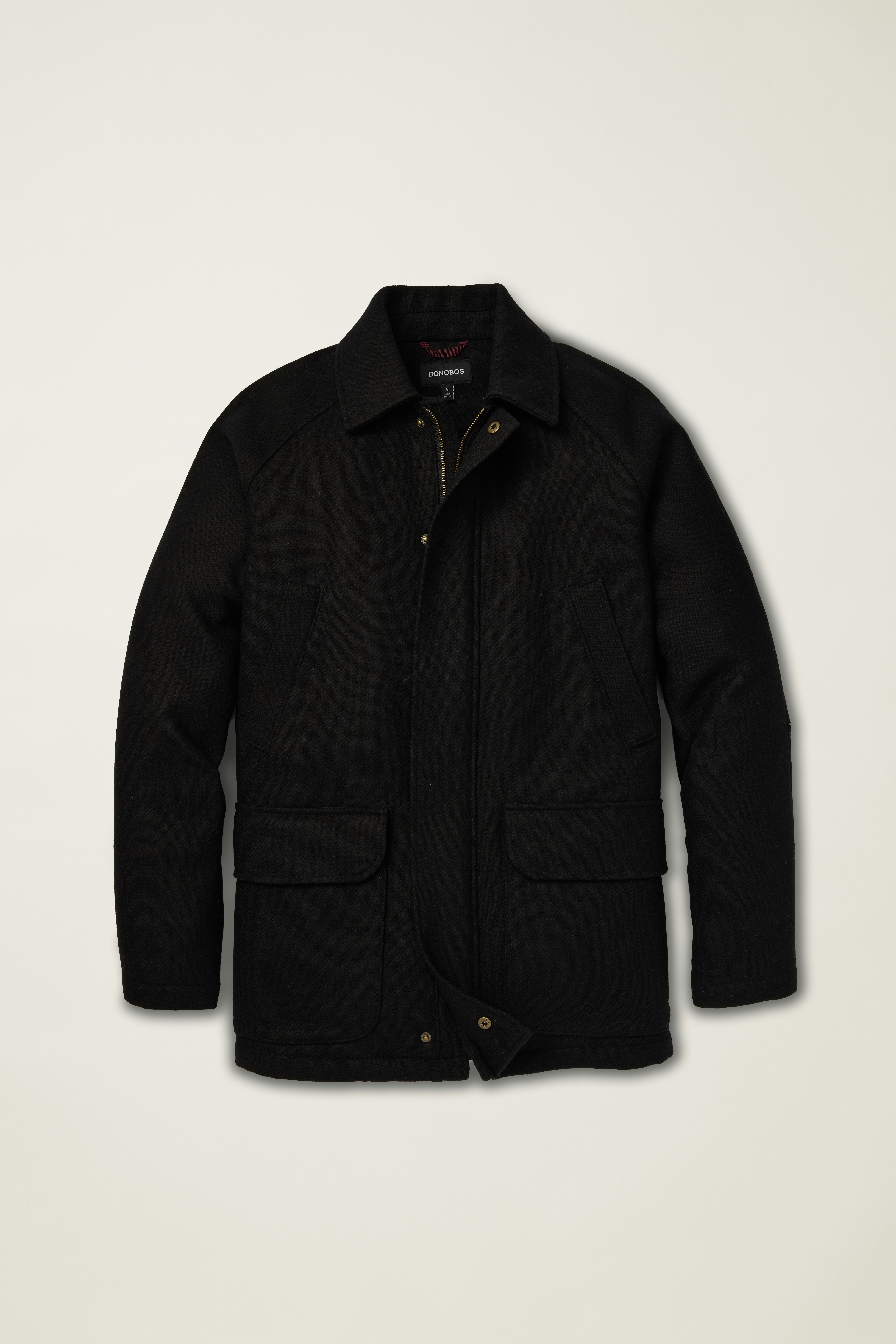 The Italian Wool Field Jacket black
