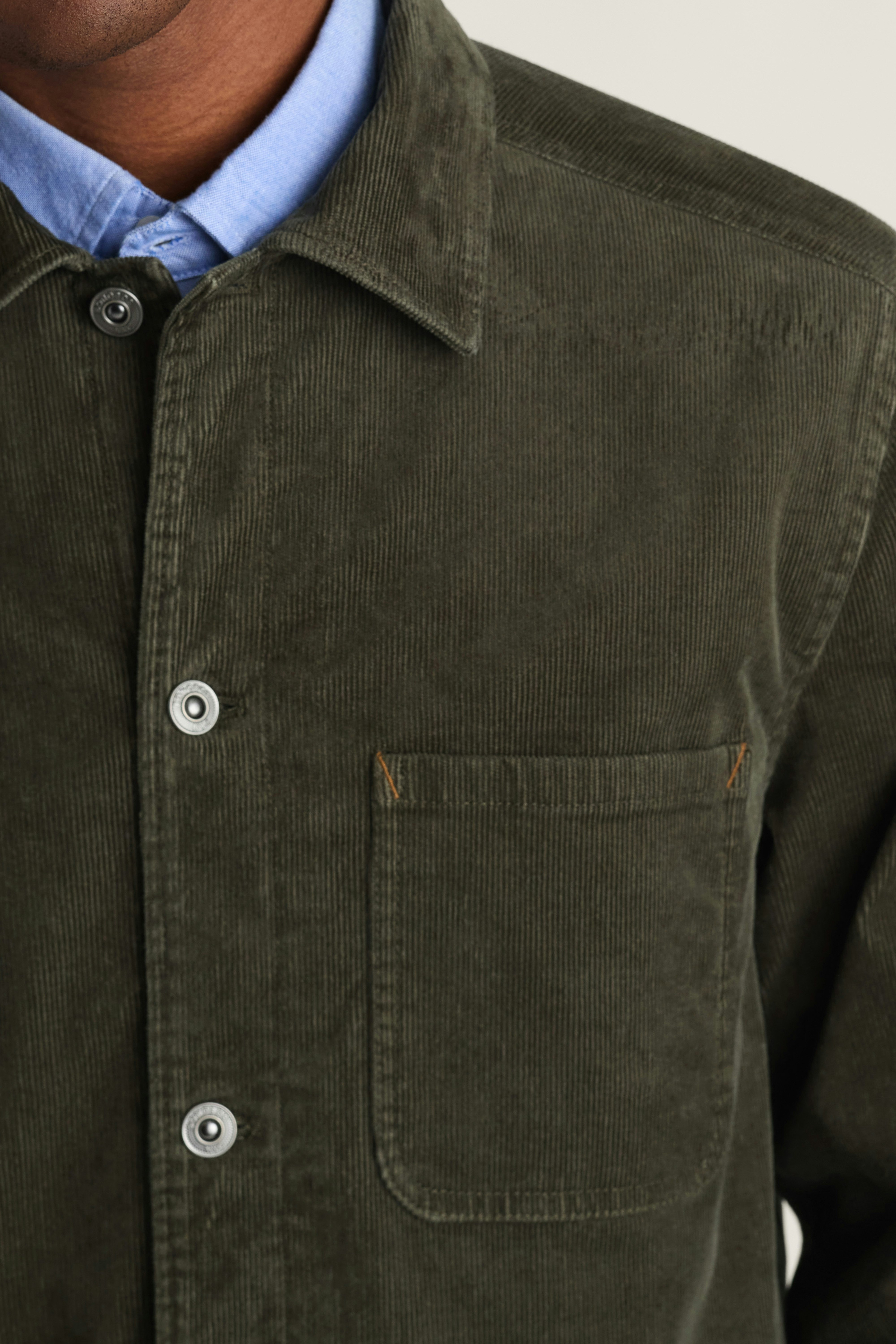 Cord Beau Chore Jacket deep forest green