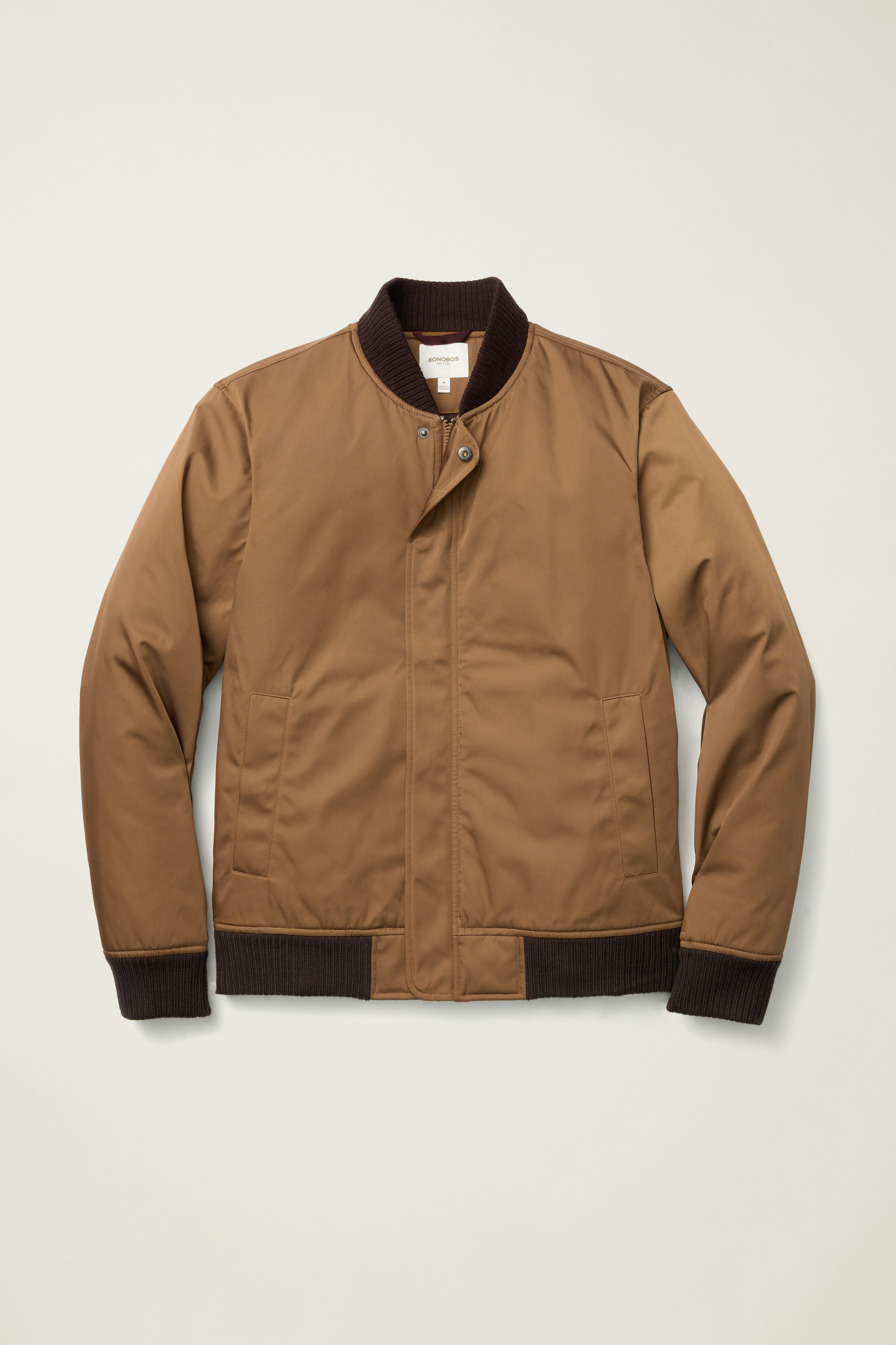 Filled Boulevard Bomber chestnut