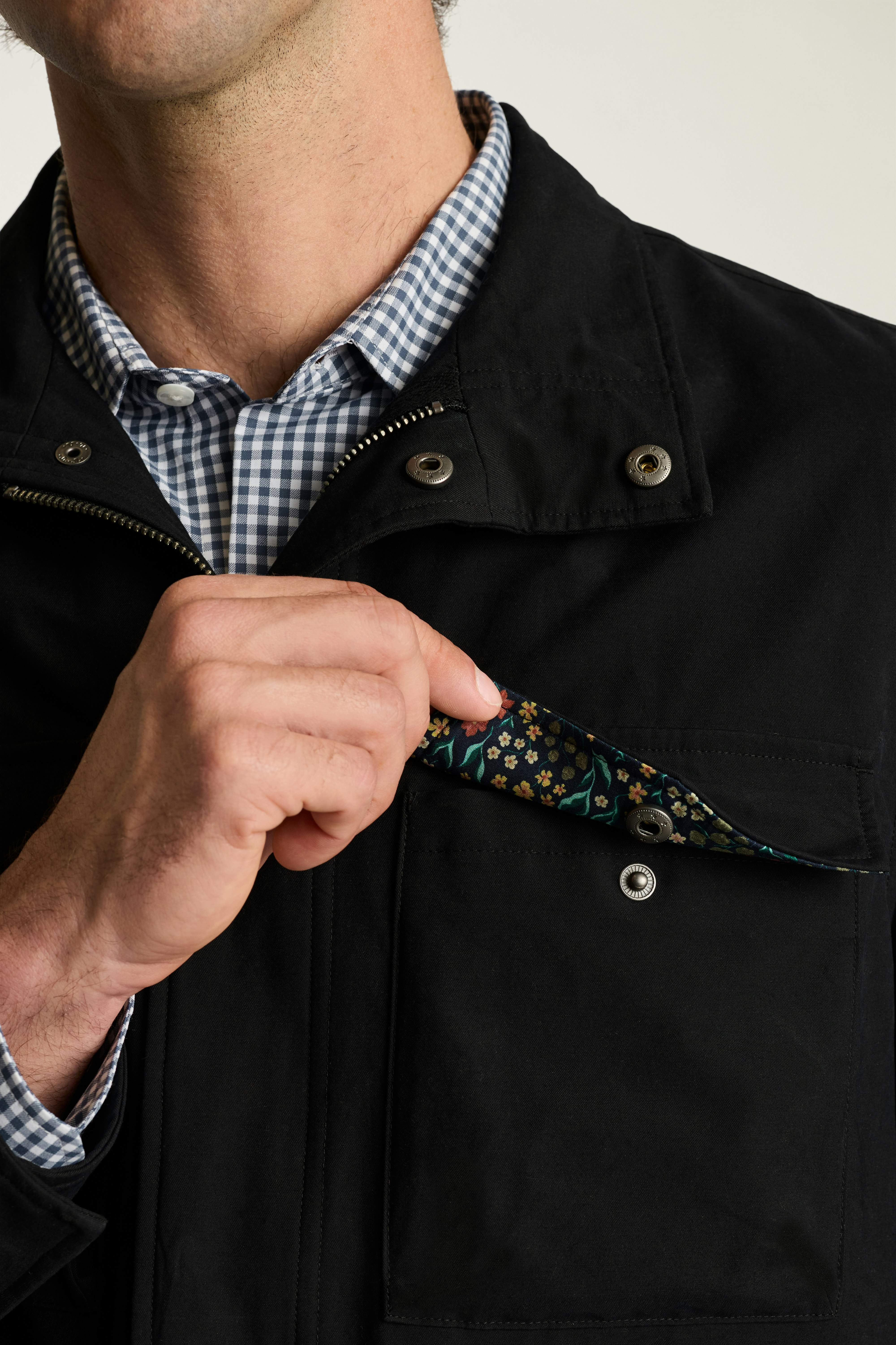 The Tech Utility Jacket jet black