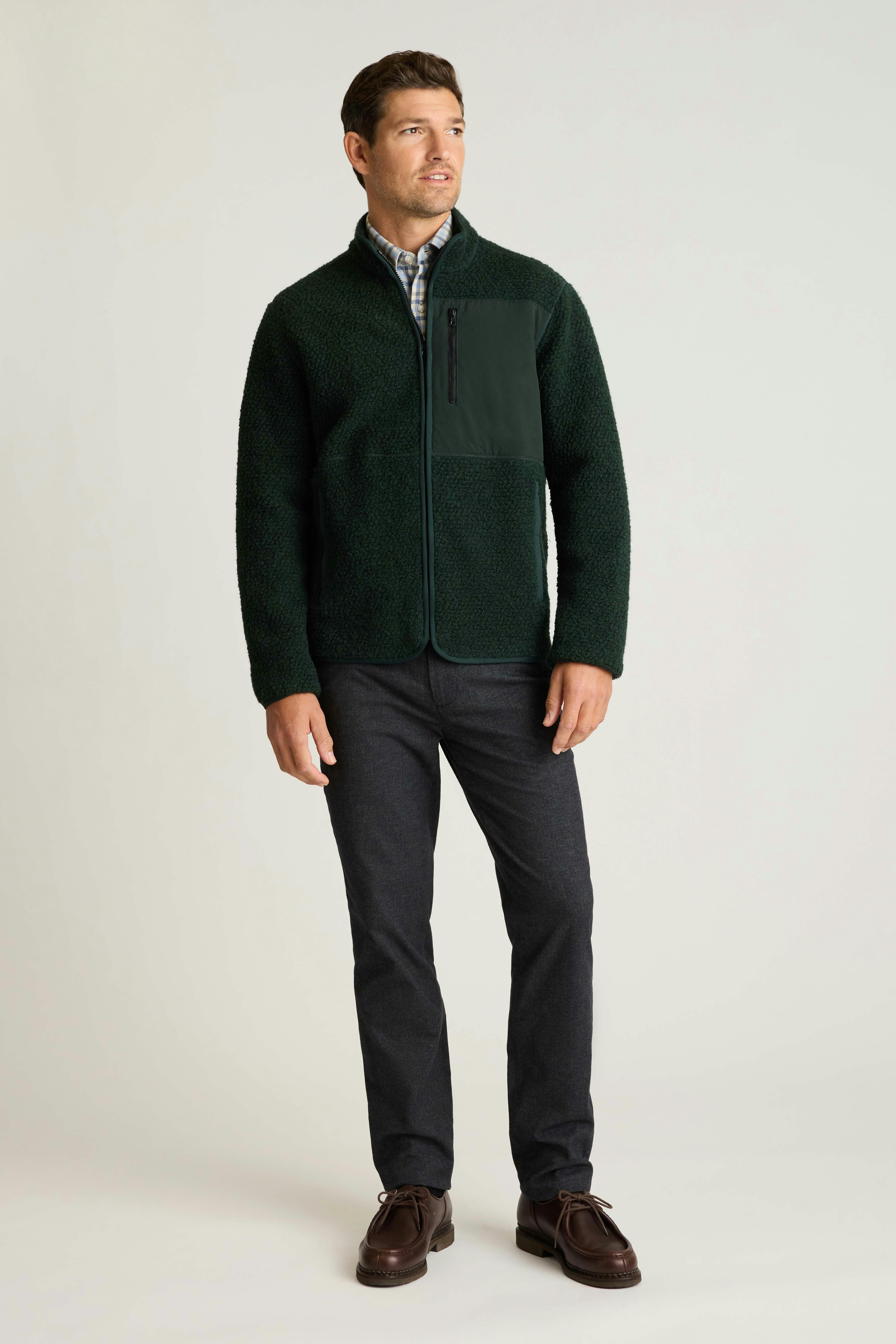 Mogul Fleece Jacket forest green 1 Mogul Fleece Jacket forest green