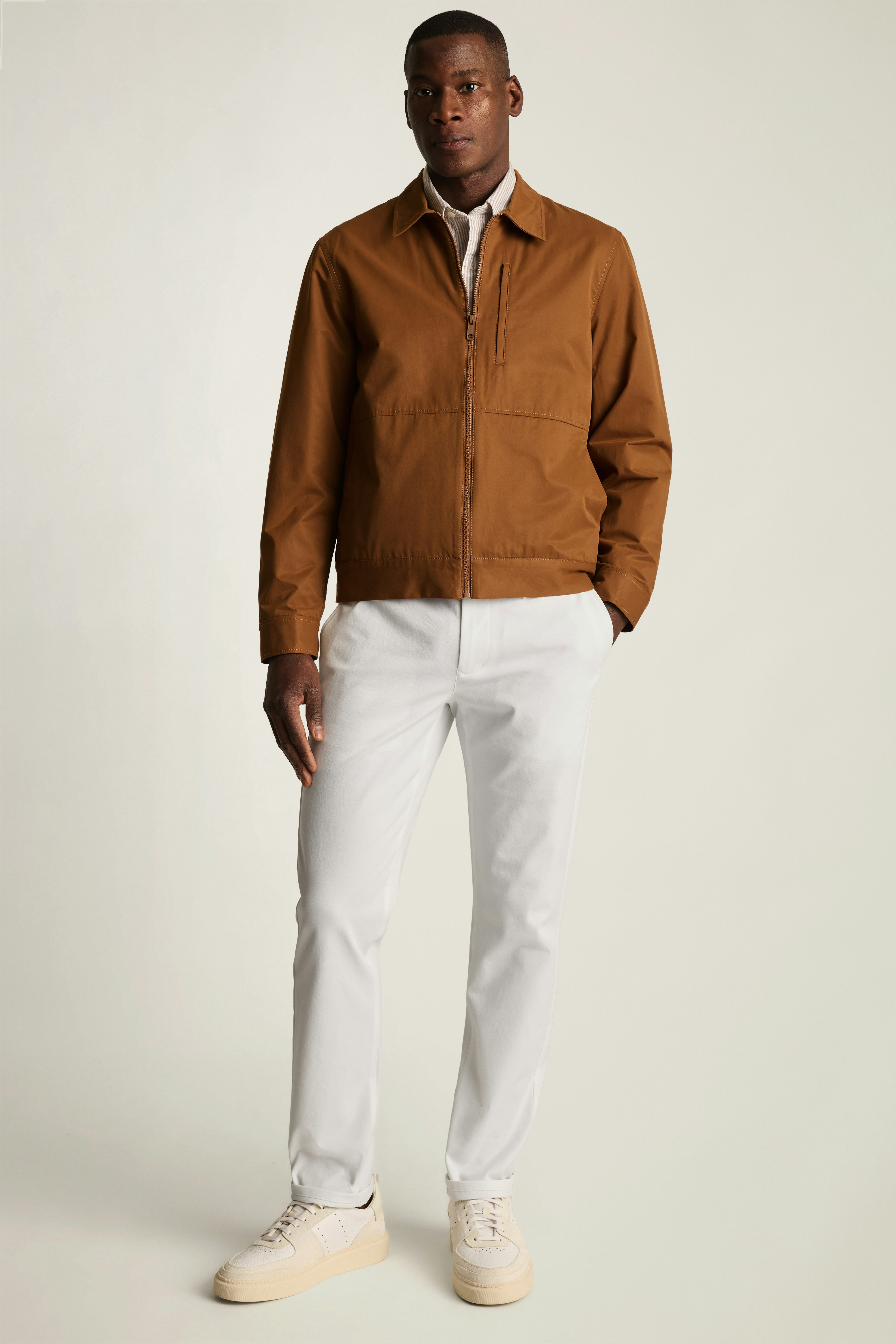 City Slimcker Jacket cognac brown
