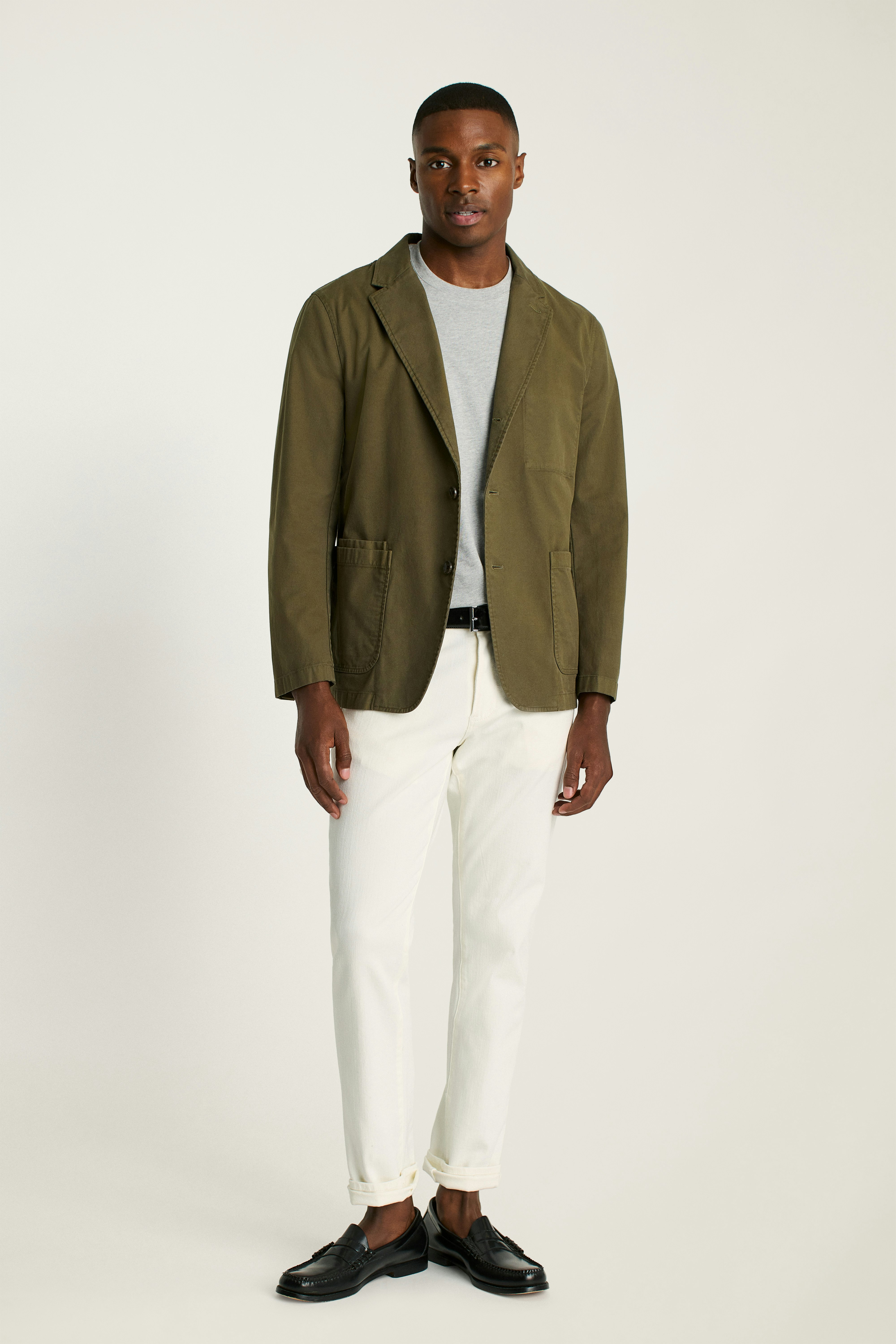 Jetsetter Washed Cotton Blazer washed olive