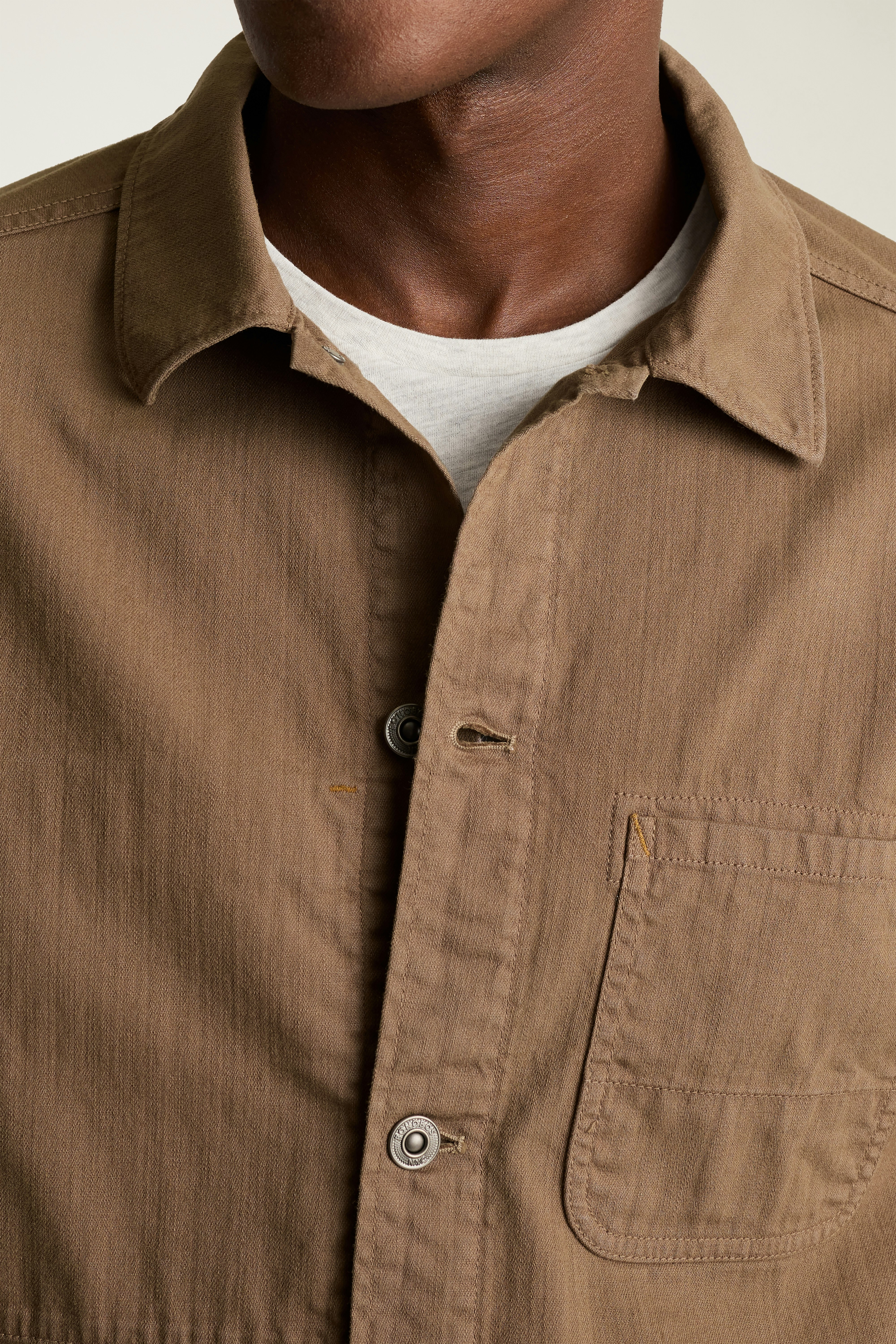 The Beau Chore Jacket espresso brown