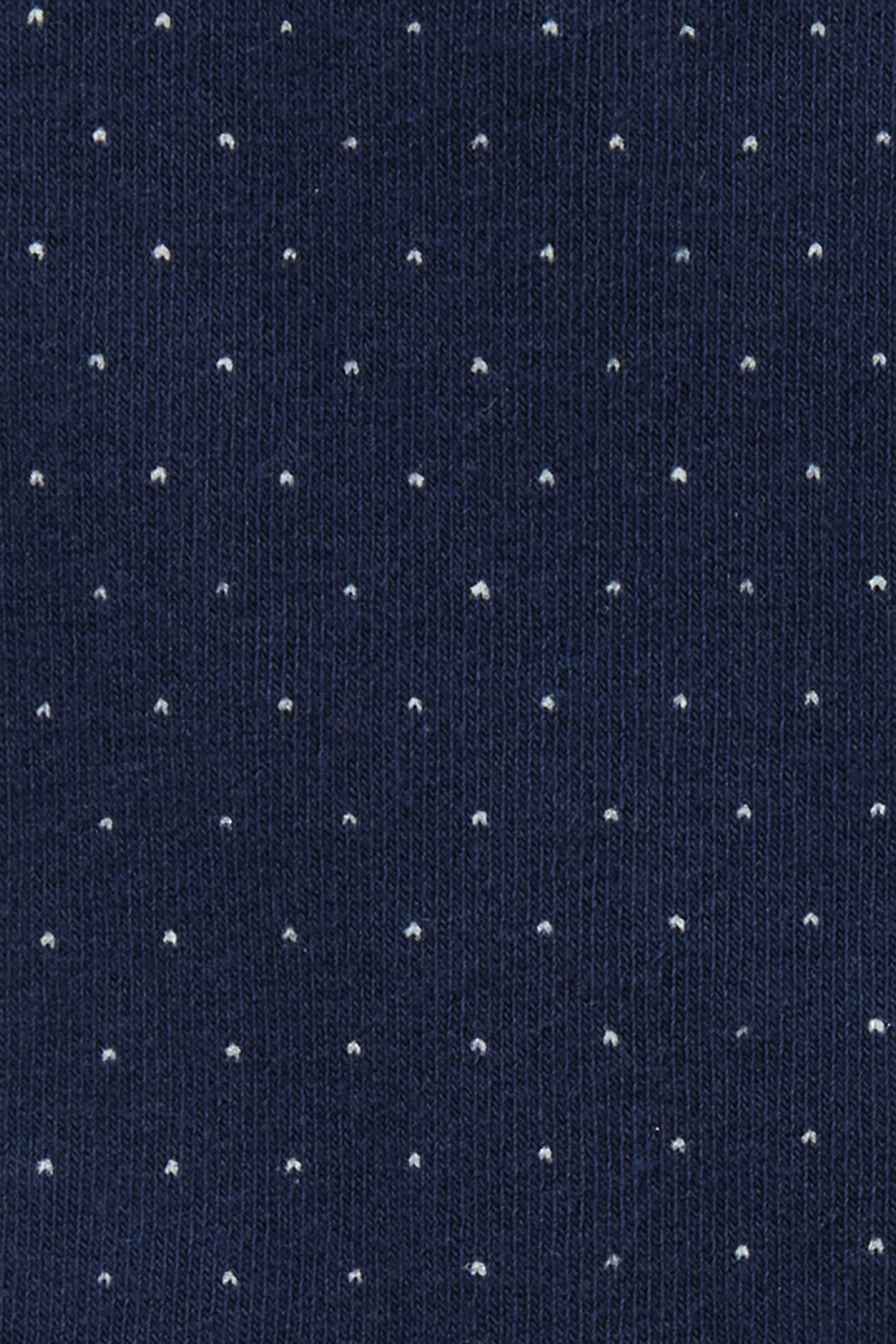 Soft Everyday Socks navy pin dot